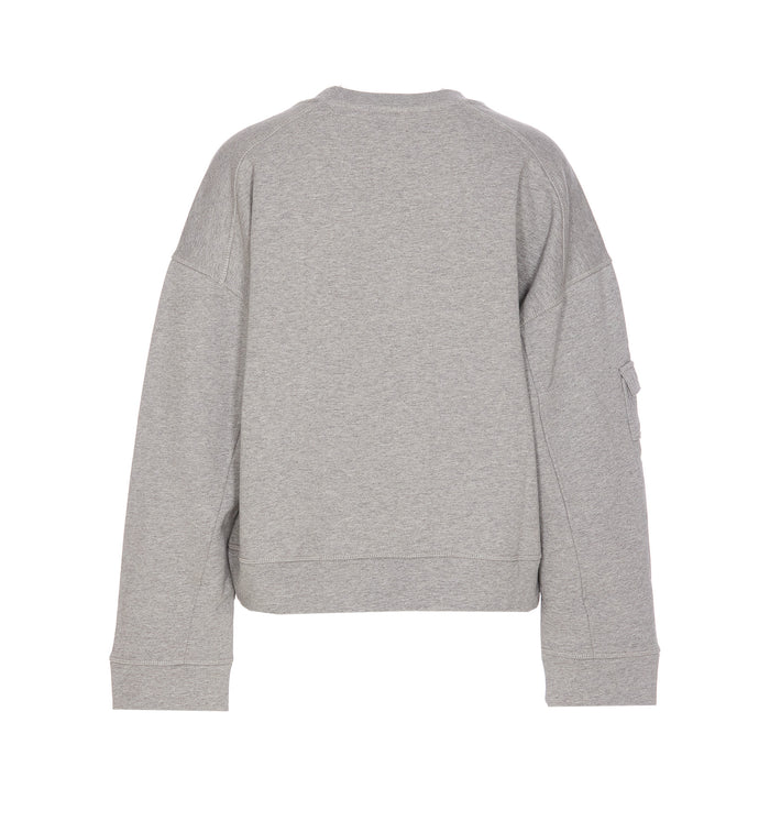 Ganni Sweaters Grey Organic Cotton