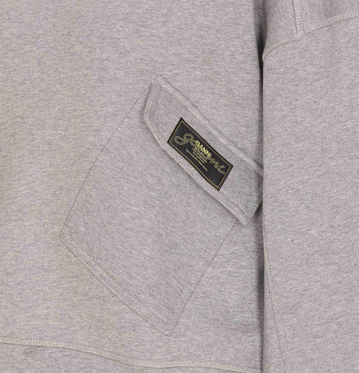 Ganni Sweaters Grey Organic Cotton