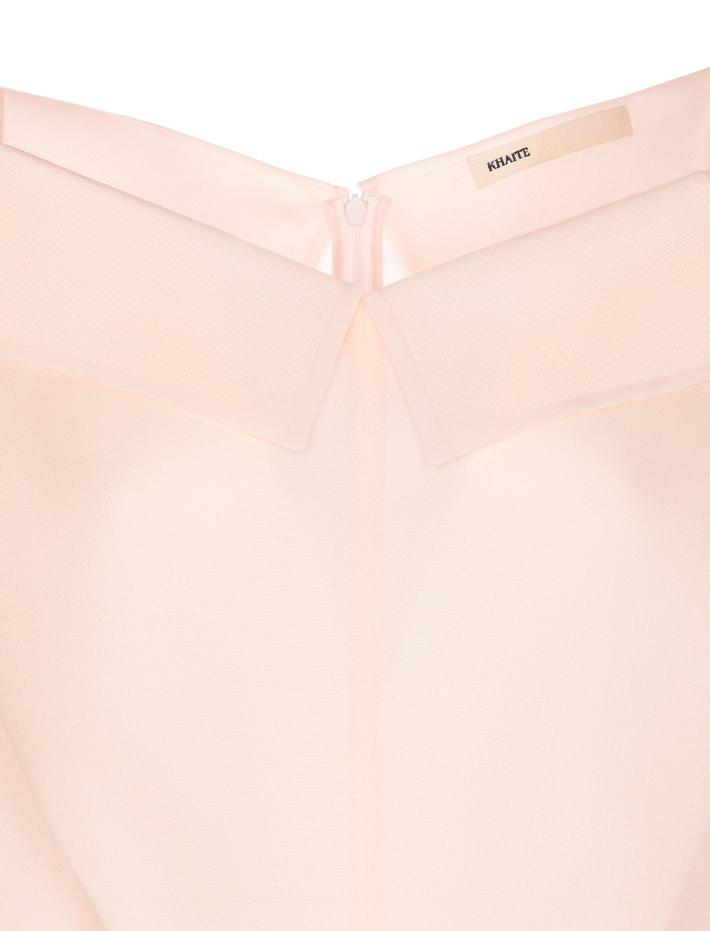 Khaite Top Pink Silk