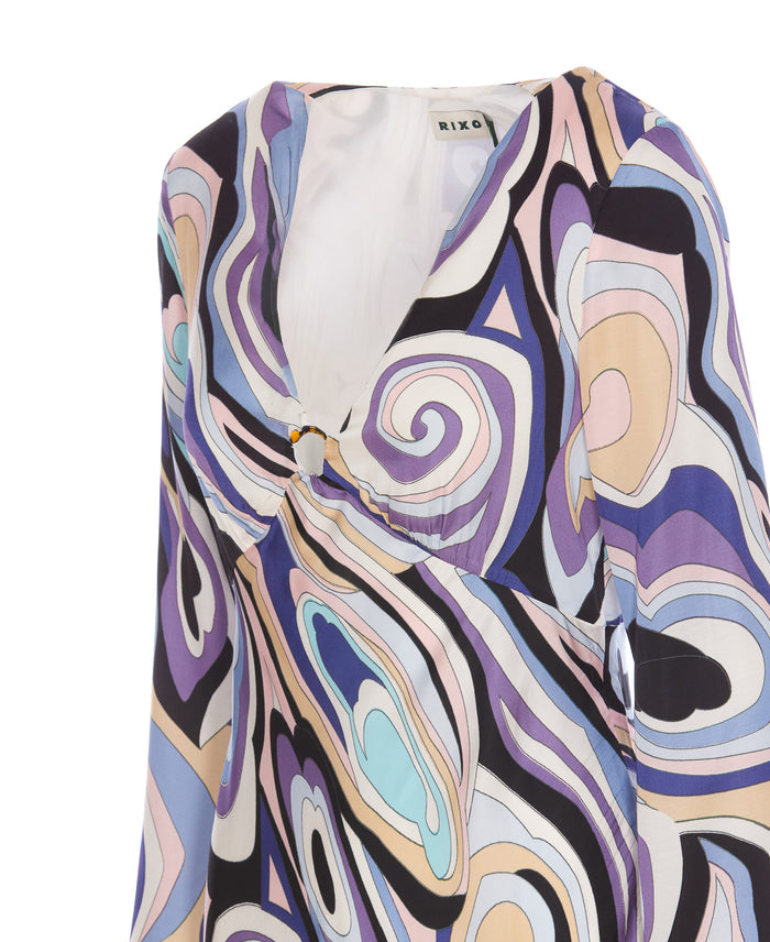 Rixo Dresses Multicolour Viscose