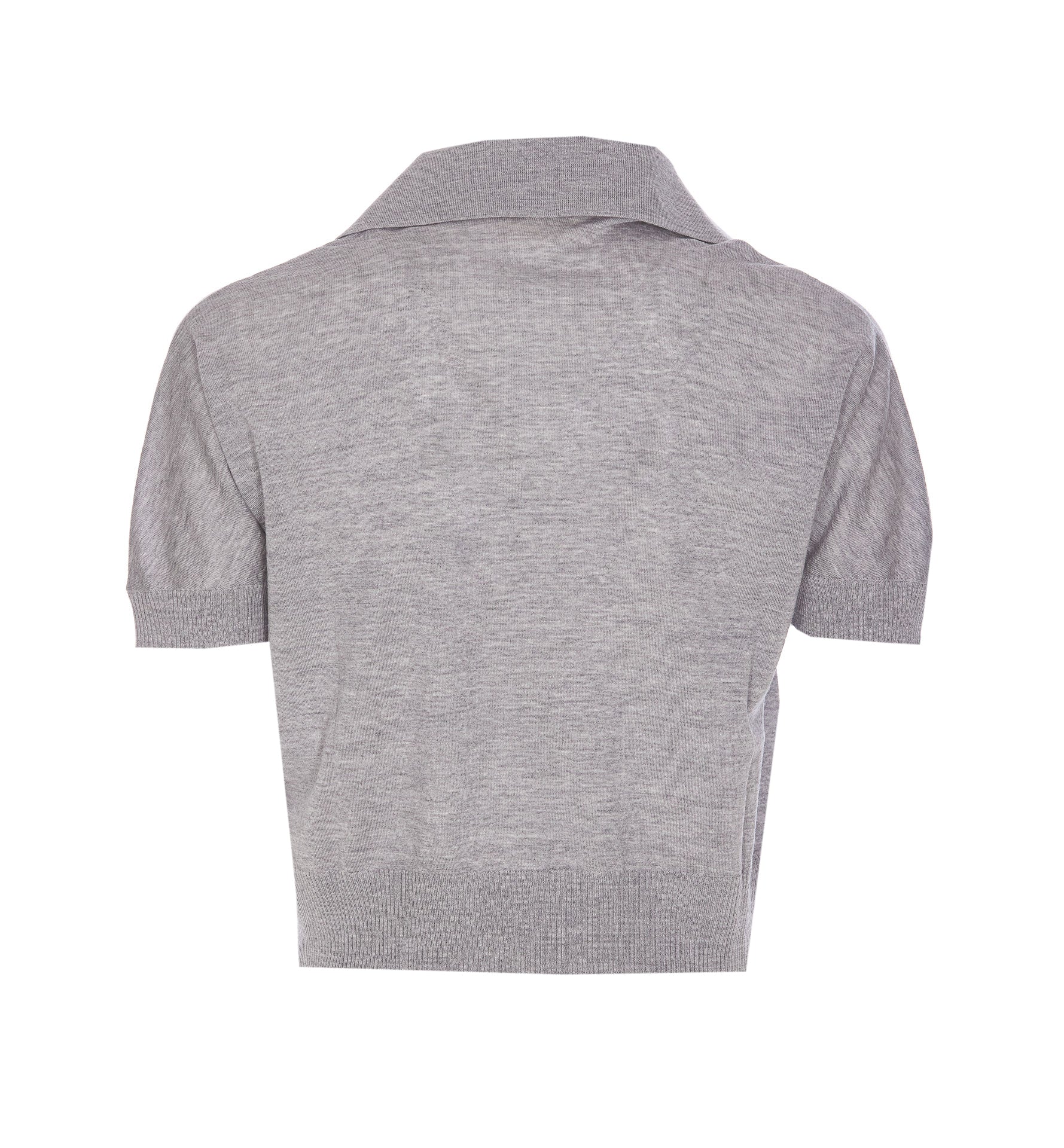 Khaite Top Grey Wool