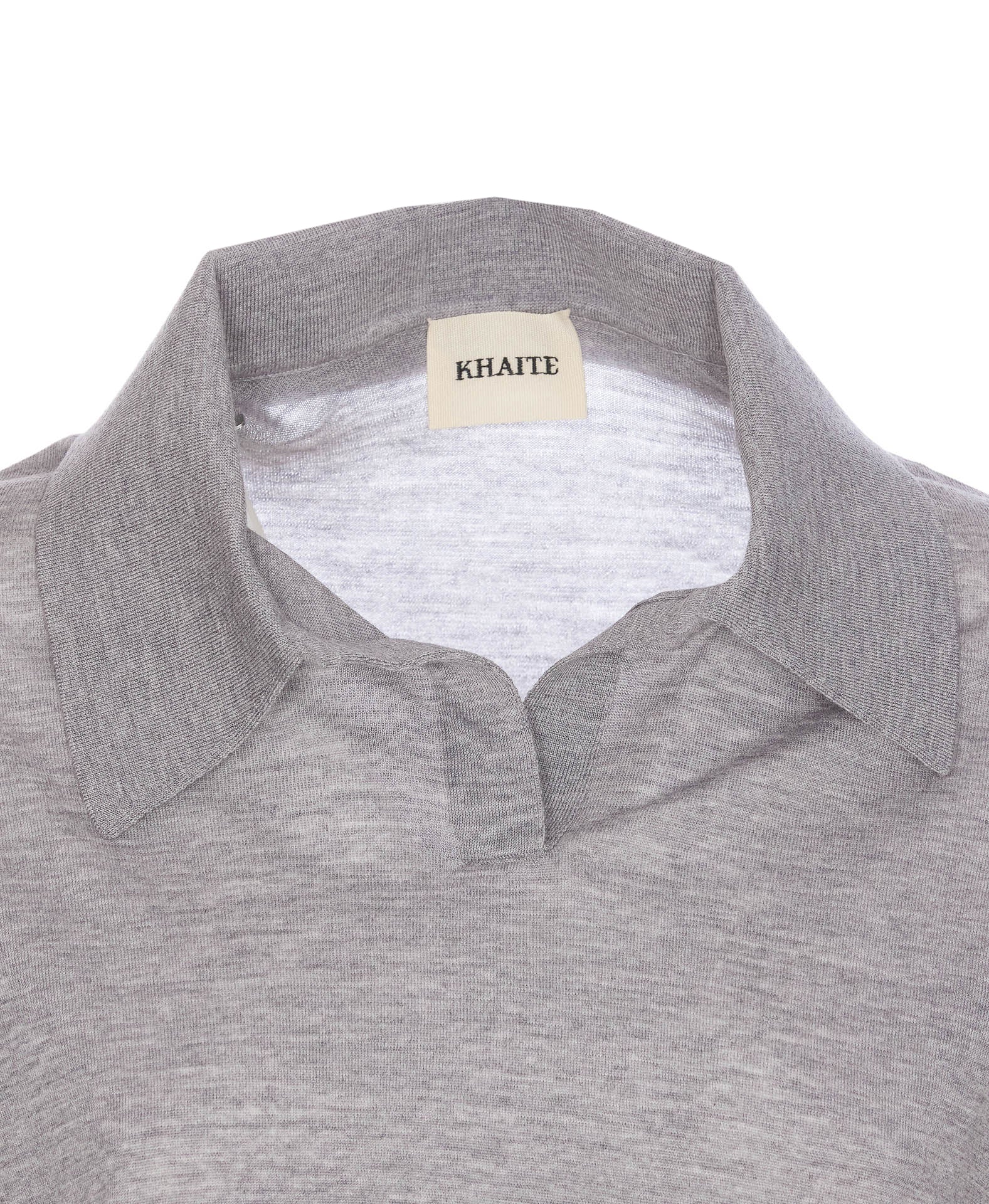 Khaite Top Grey Wool