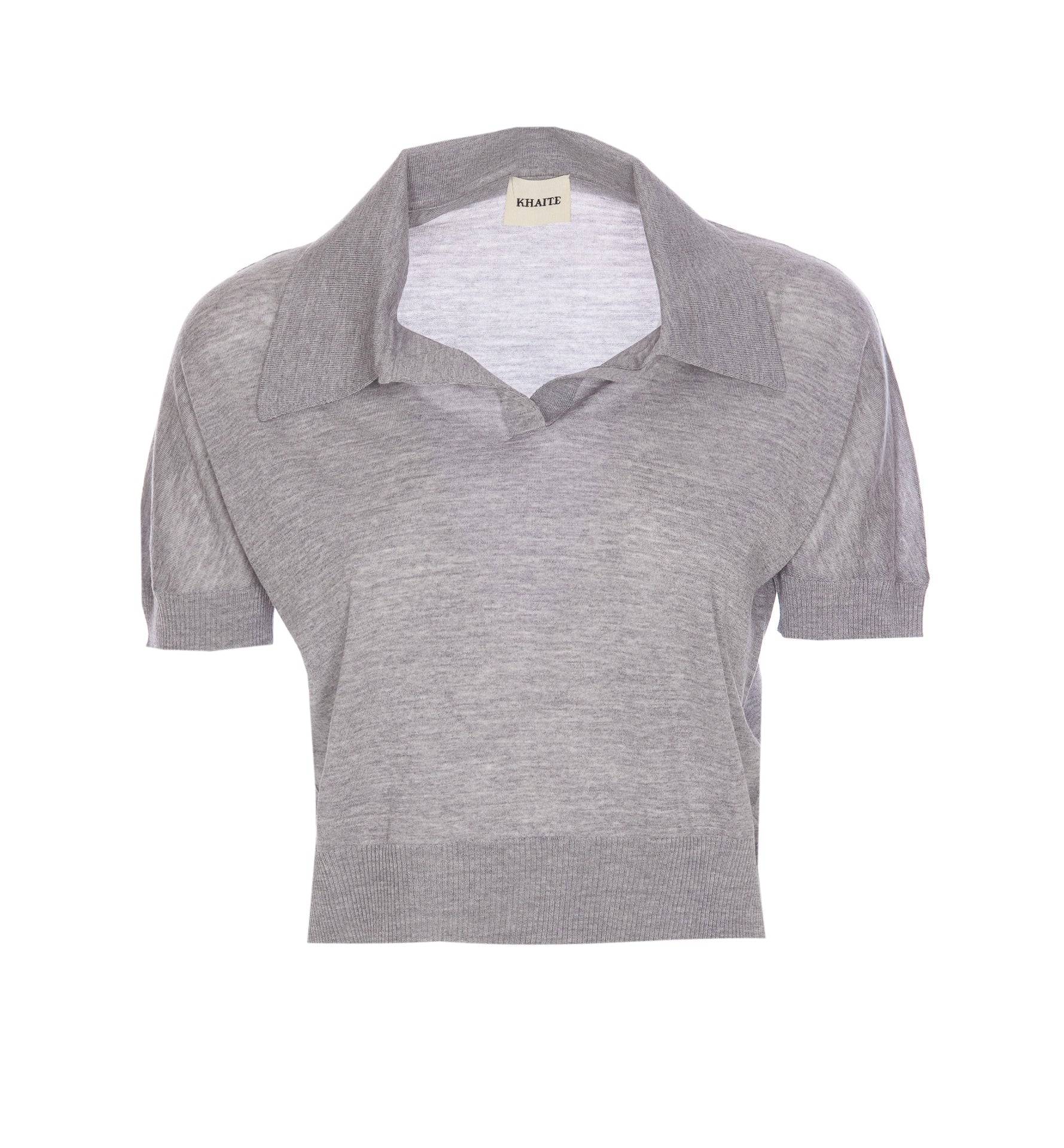 Khaite Top Grey Wool