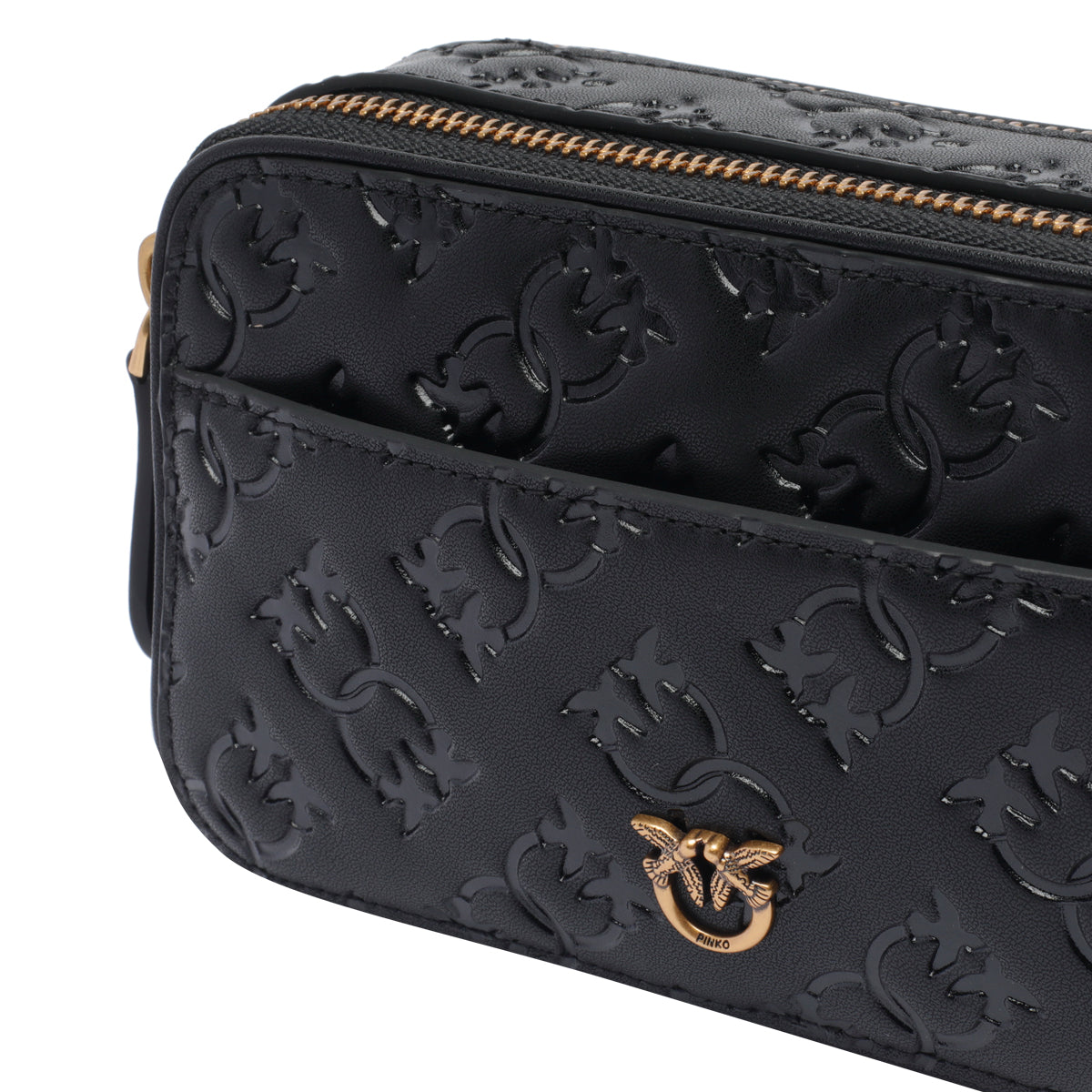 Pinko Bags Black Calf Leather
