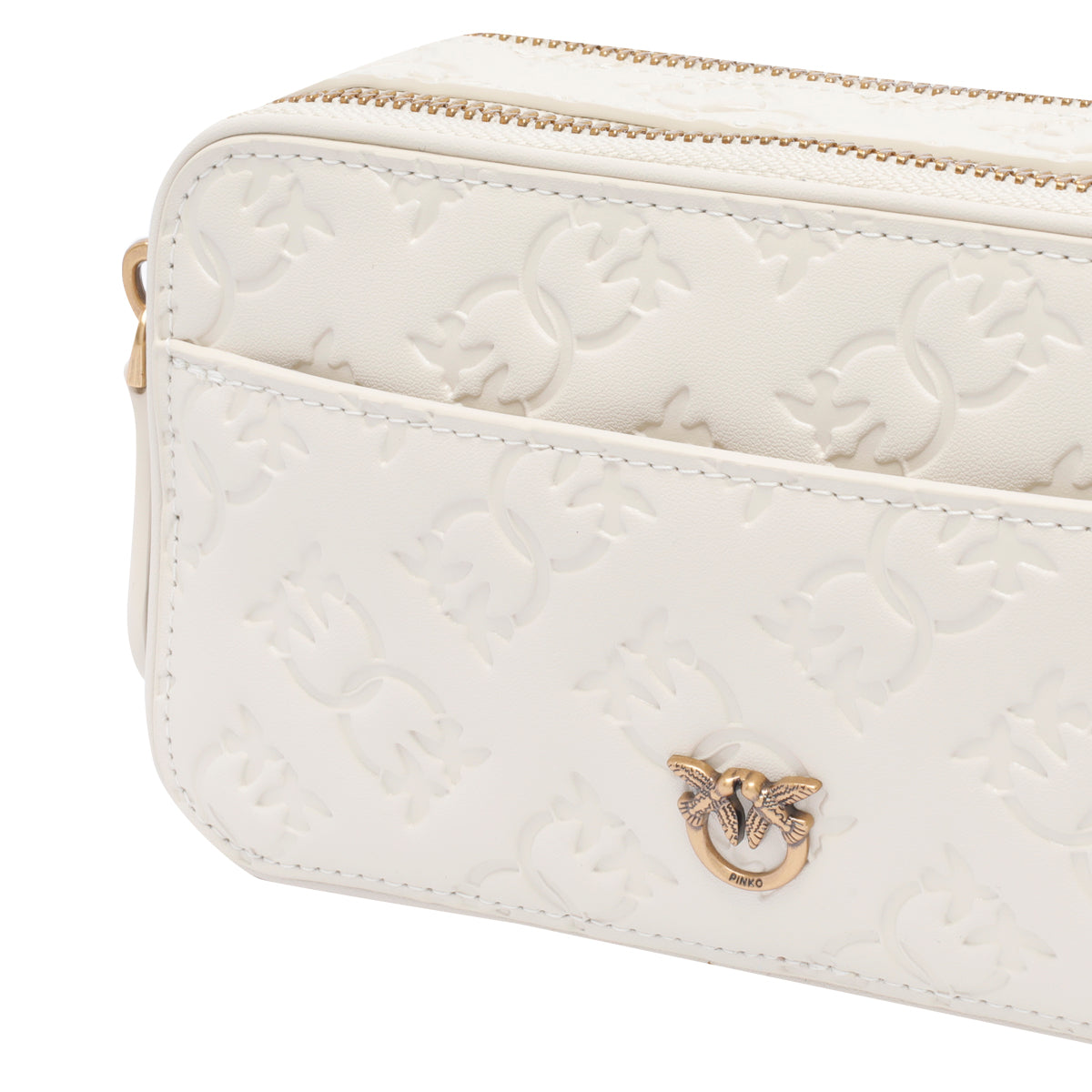 Pinko Bags White Calf Leather