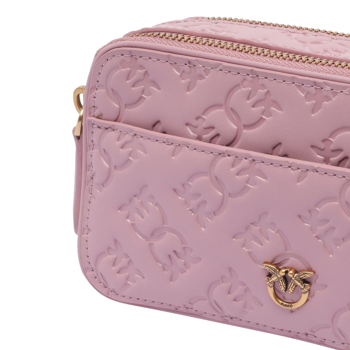 Pinko Bags Pink Calf Leather