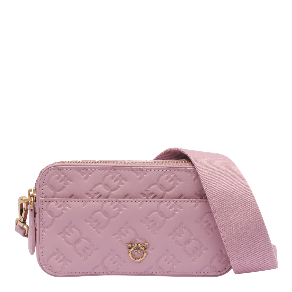 Pinko Bags Pink Calf Leather
