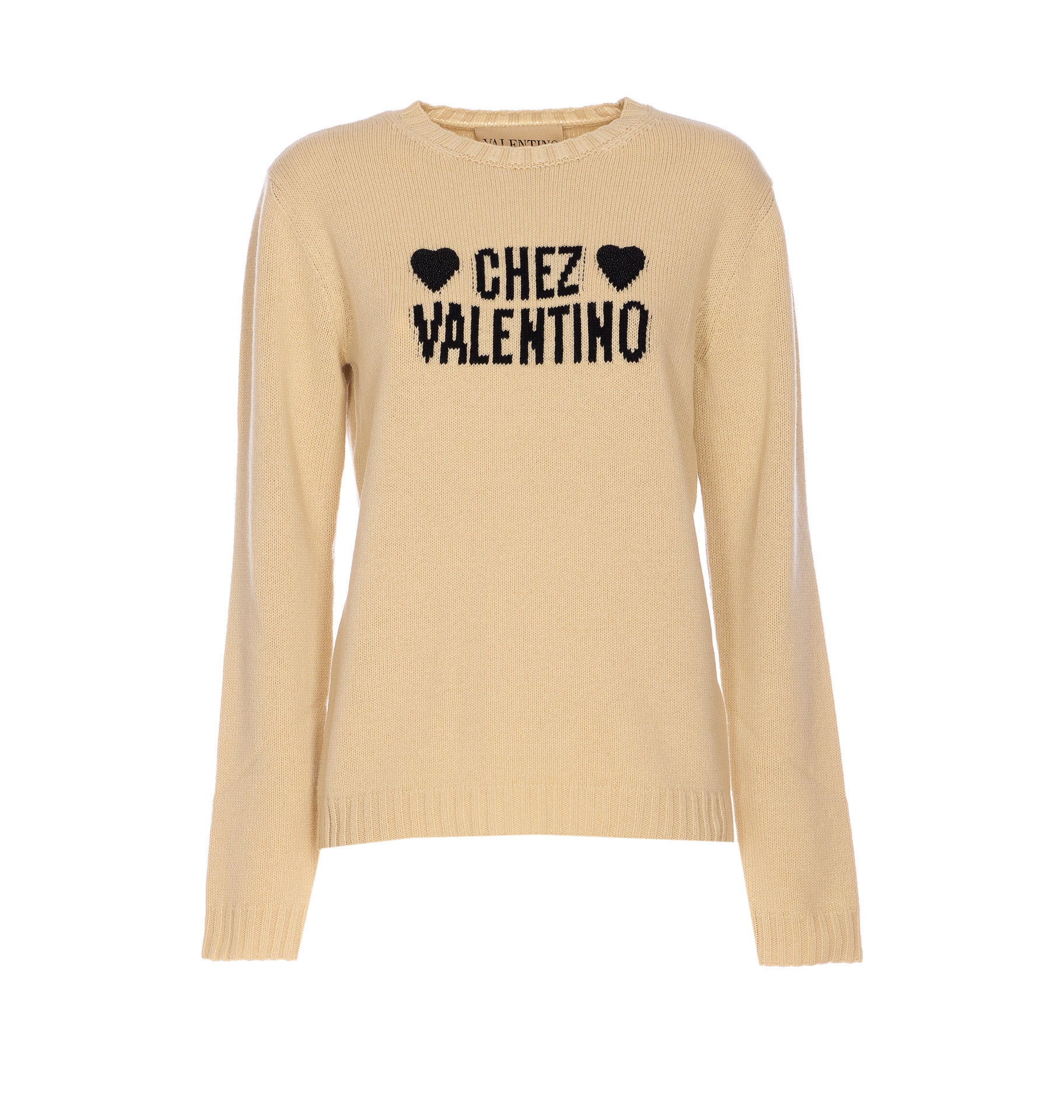 Valentino Garavani Sweaters Beige Virgin Wool