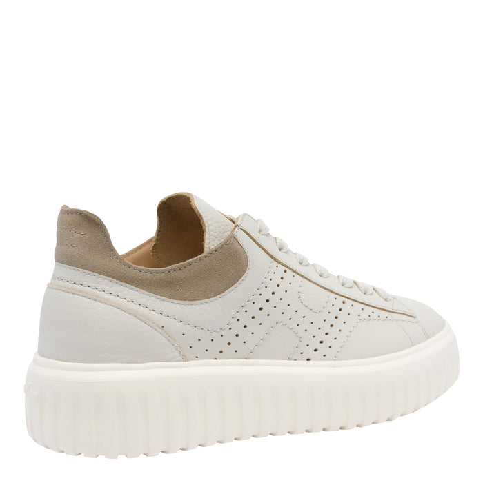 Hogan Sneakers White Calf Leather/rubber Sole