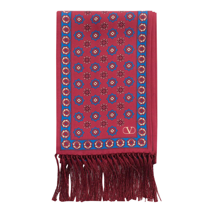 Valentino Garavani Scarfs Red Silk