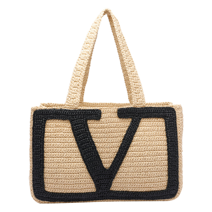 Valentino Garavani Bags Beige Raffia