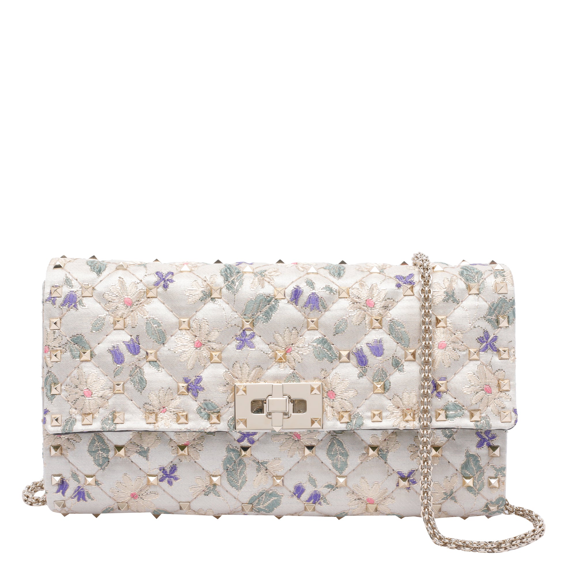 Valentino Garavani Bags White Fabric Metal