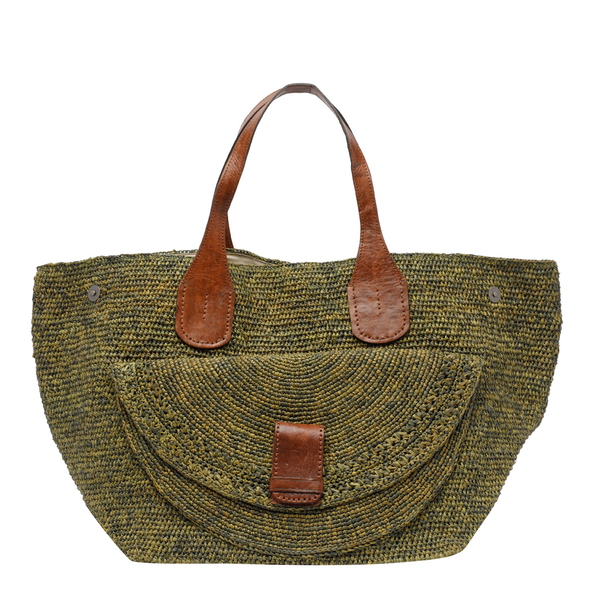 Ibeliv Bags Green Rafia
