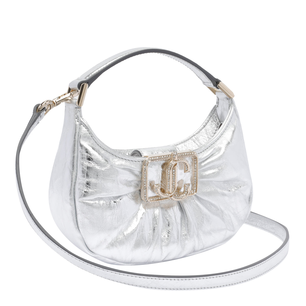 Jimmy Choo Bags Silver Calf Leather