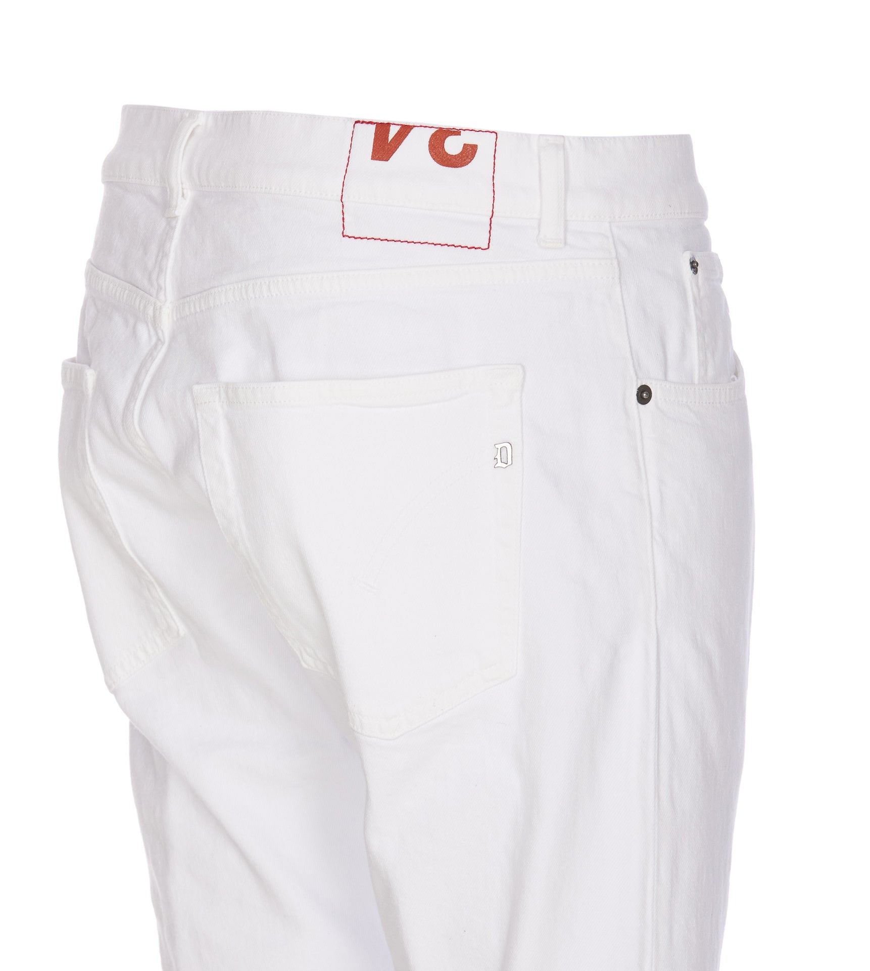 Dondup Jeans White Cotton Elastane