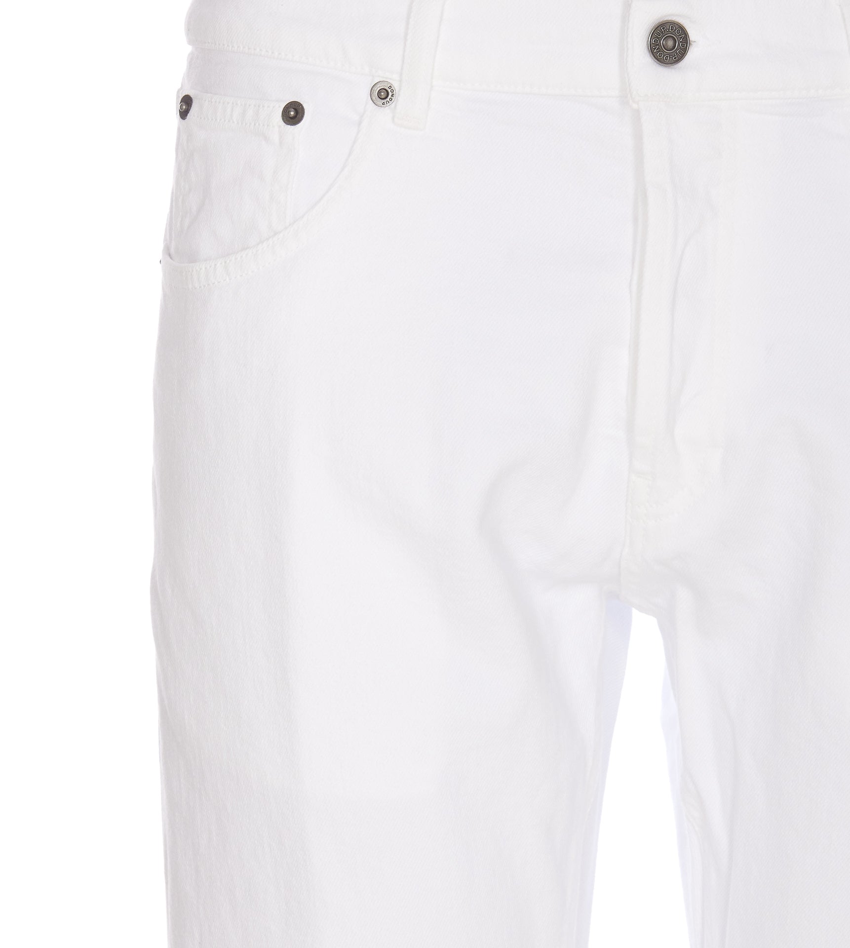 Dondup Jeans White Cotton Elastane