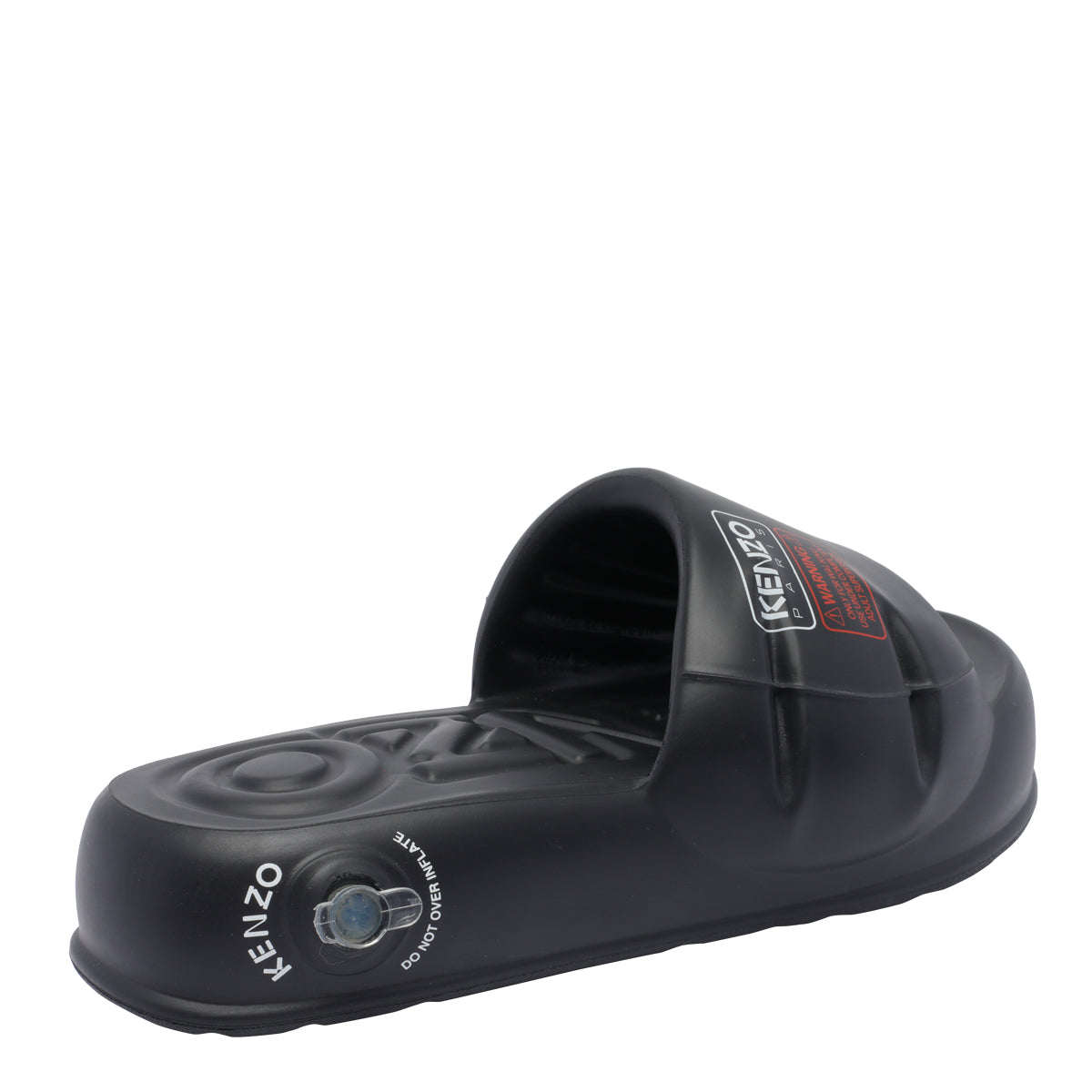 Kenzo Sandals Black Rubber/rubber Sole