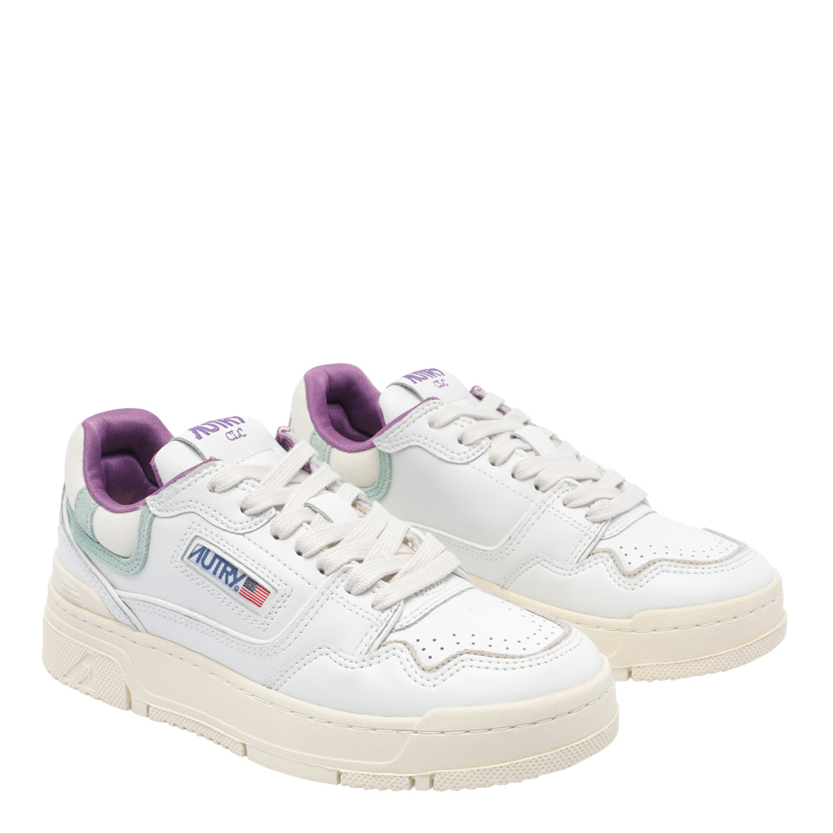 Autry Sneakers White Calf Leather/rubber Sole