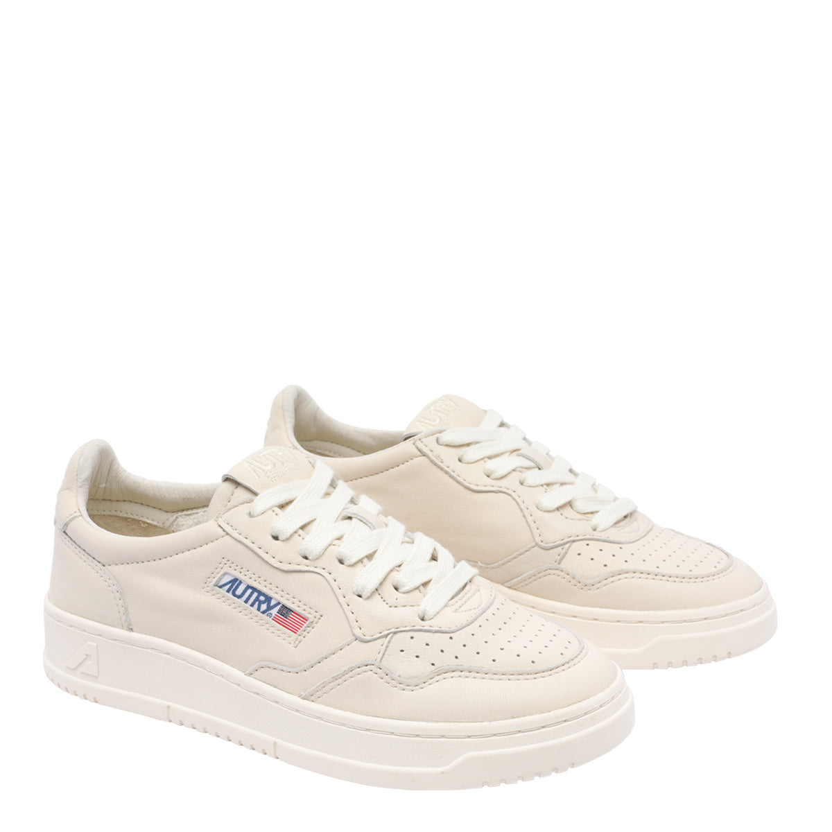 Autry Sneakers White Goat Leather/rubber Sole