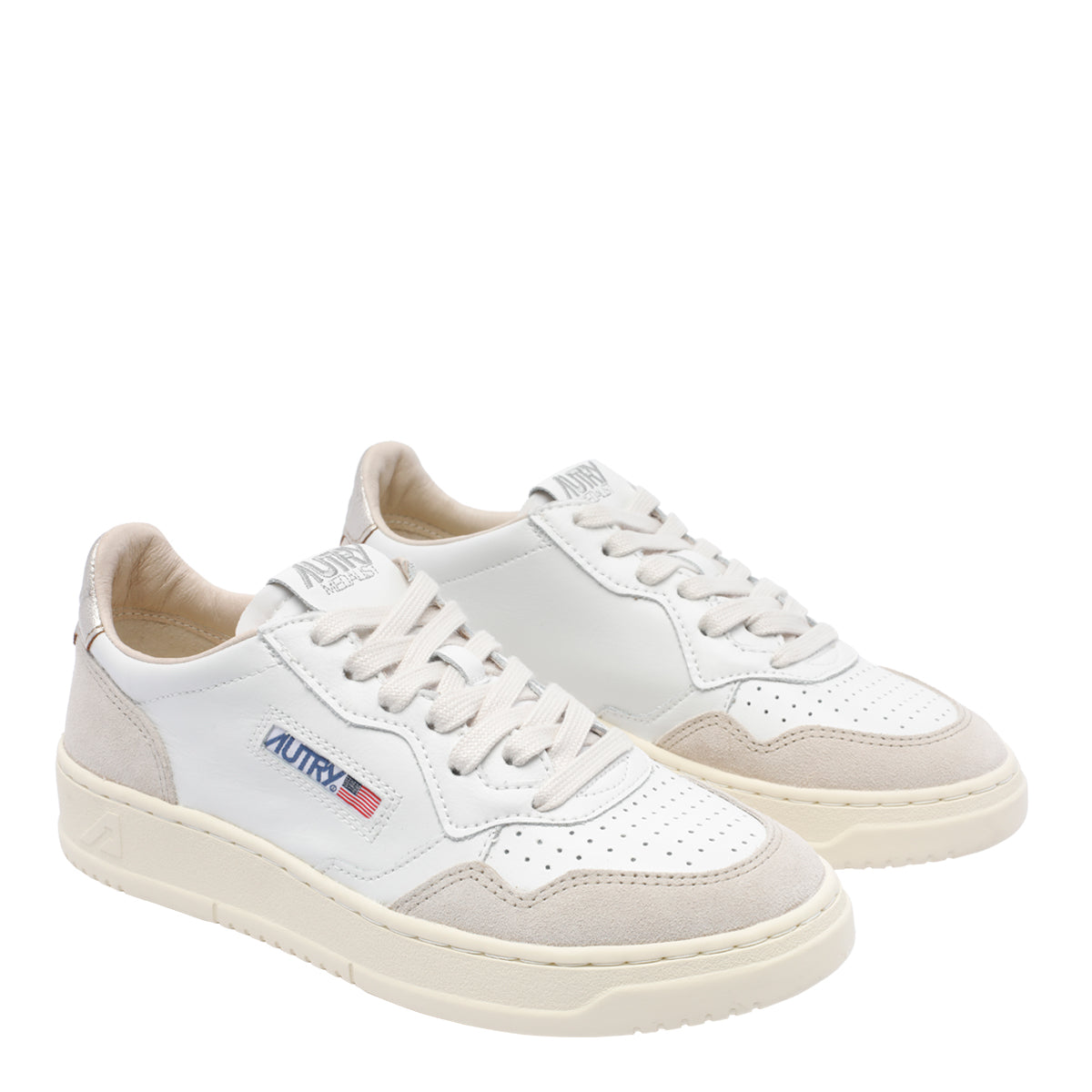 Autry Sneakers White Calf Leather/rubber Sole