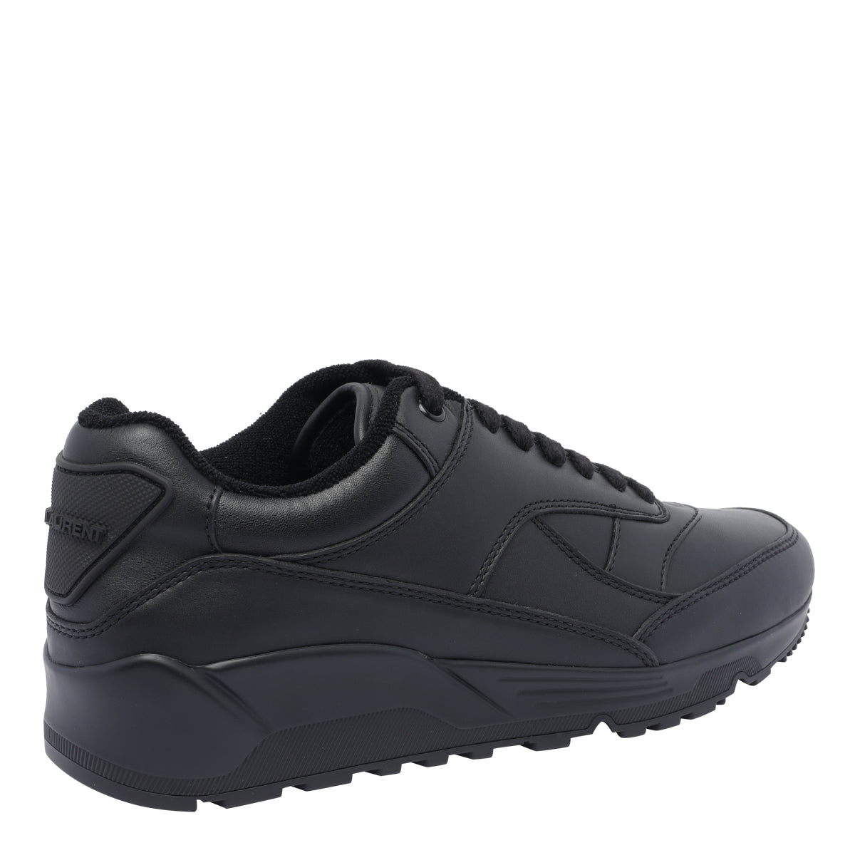 Saint Laurent Sneakers Black Calf Leather/rubber Sole