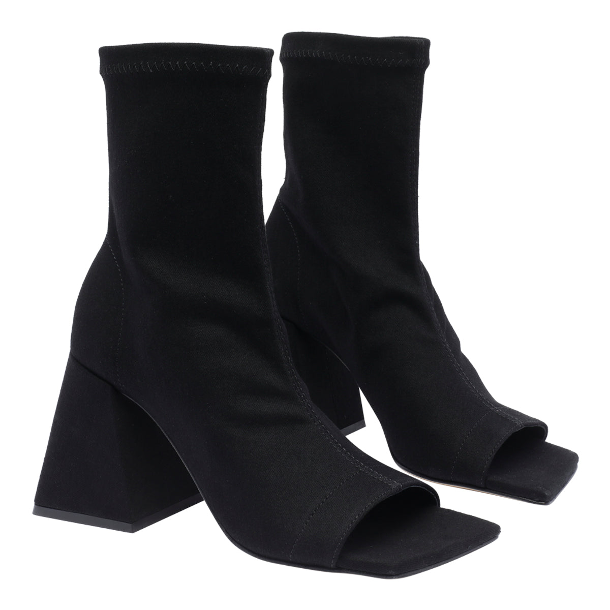 Vic Matie Boots Black Fabric/leather Sole