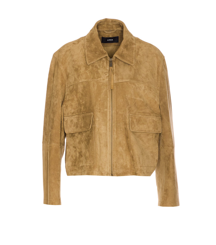 Arma Jackets Green Genuine Leather