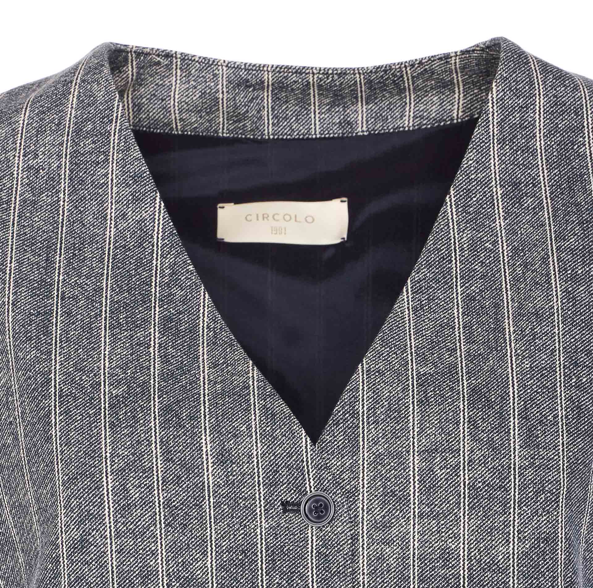 Circolo 1901 Jackets Grey Cotton Elastane