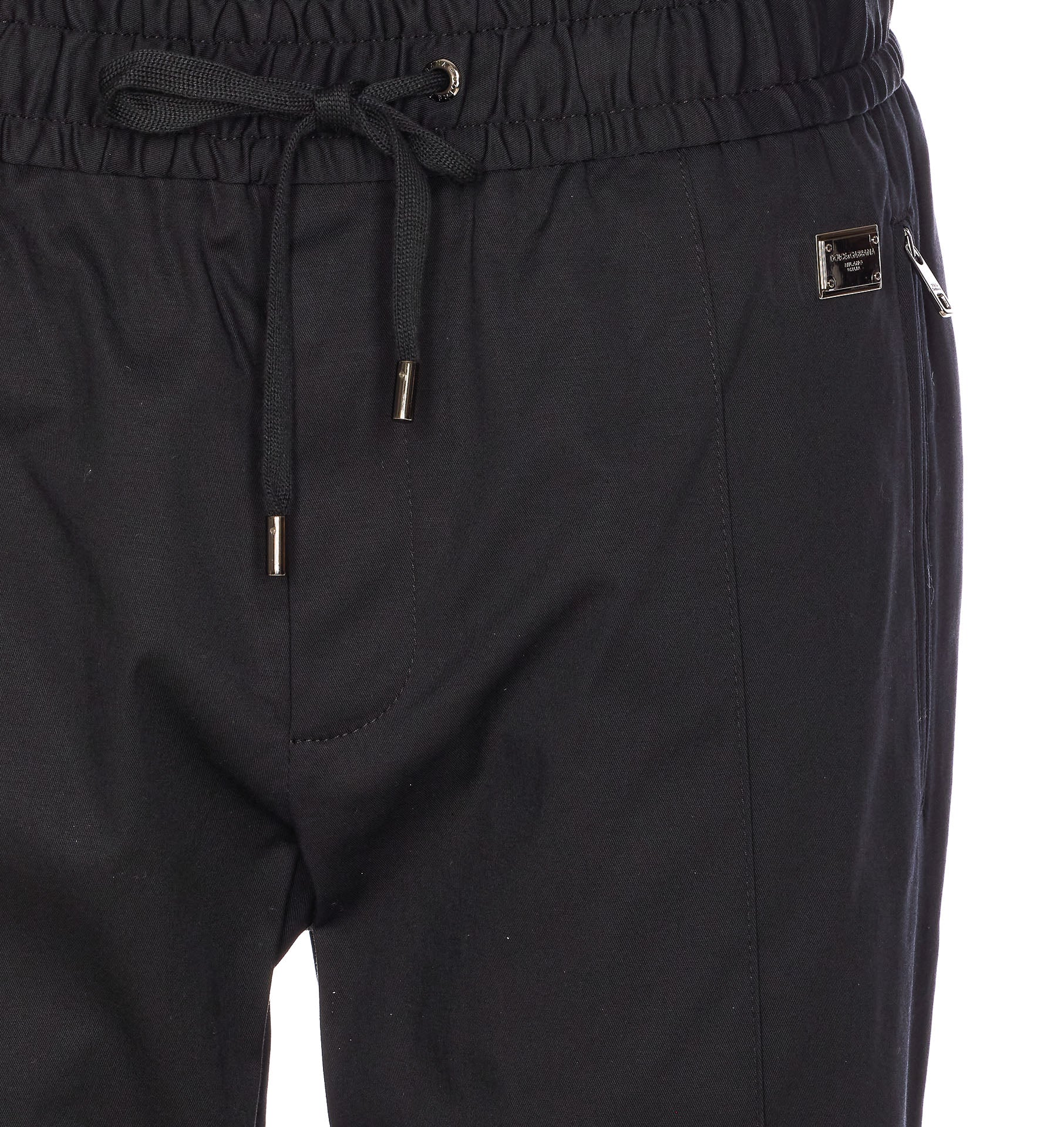 Dolce & Gabbana Trousers Black Cottonelastane