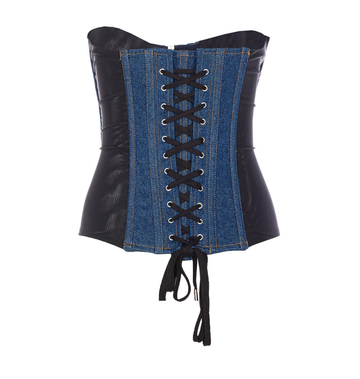 Jean Paul Gaultier Top Blue Cotton