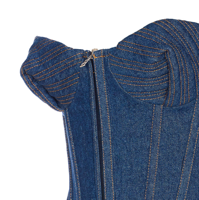 Jean Paul Gaultier Top Blue Cotton