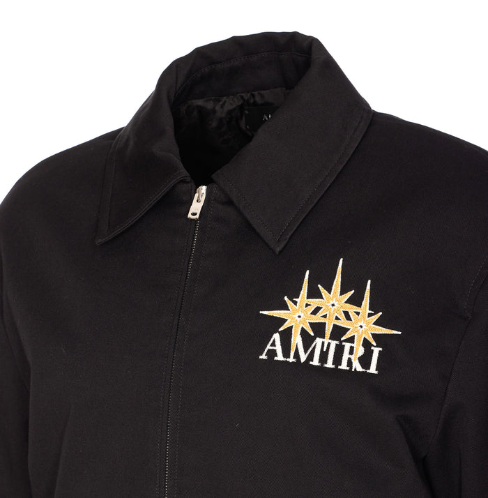 Amiri Jackets Black Cotton