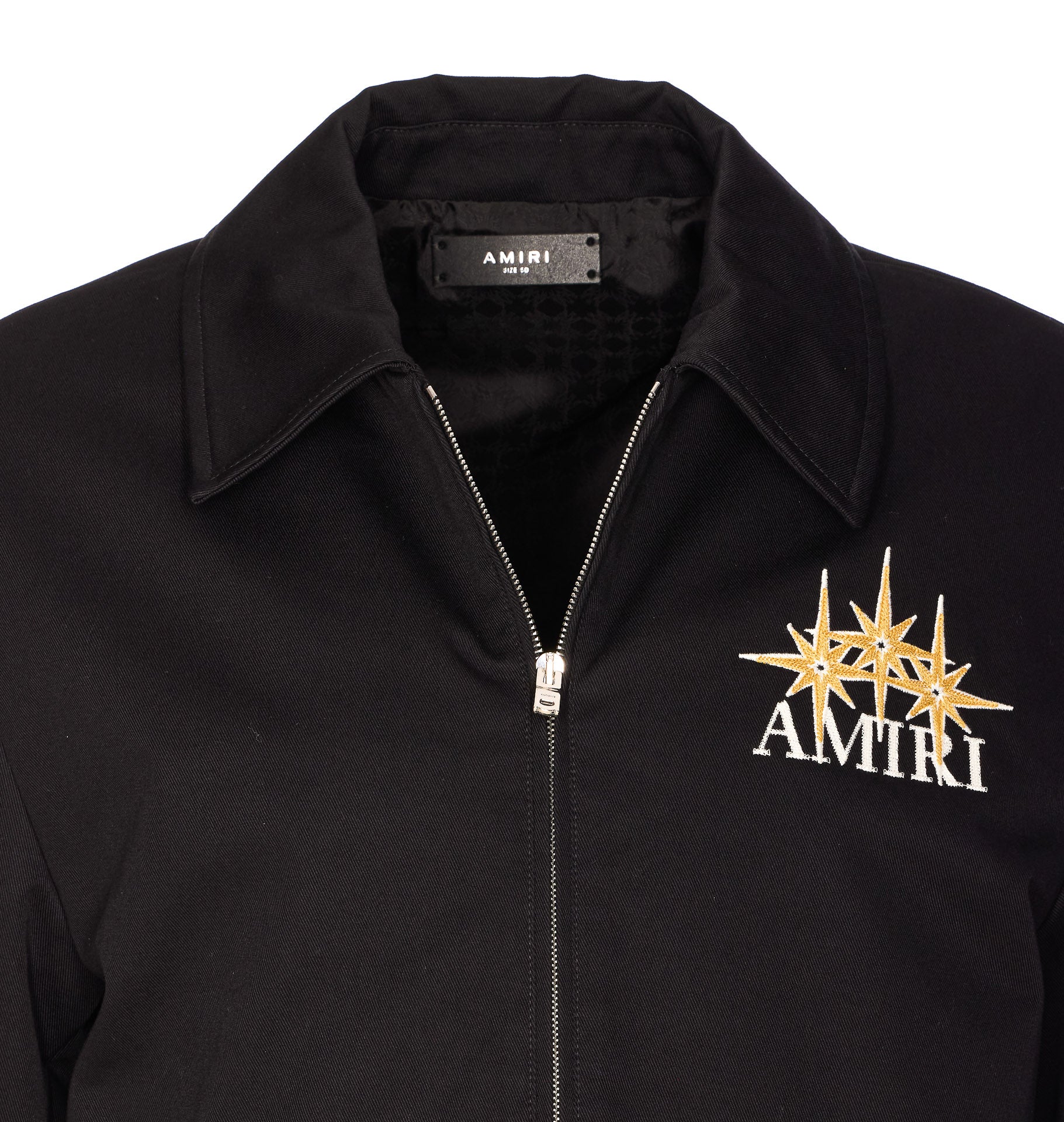 Amiri Jackets Black Cotton