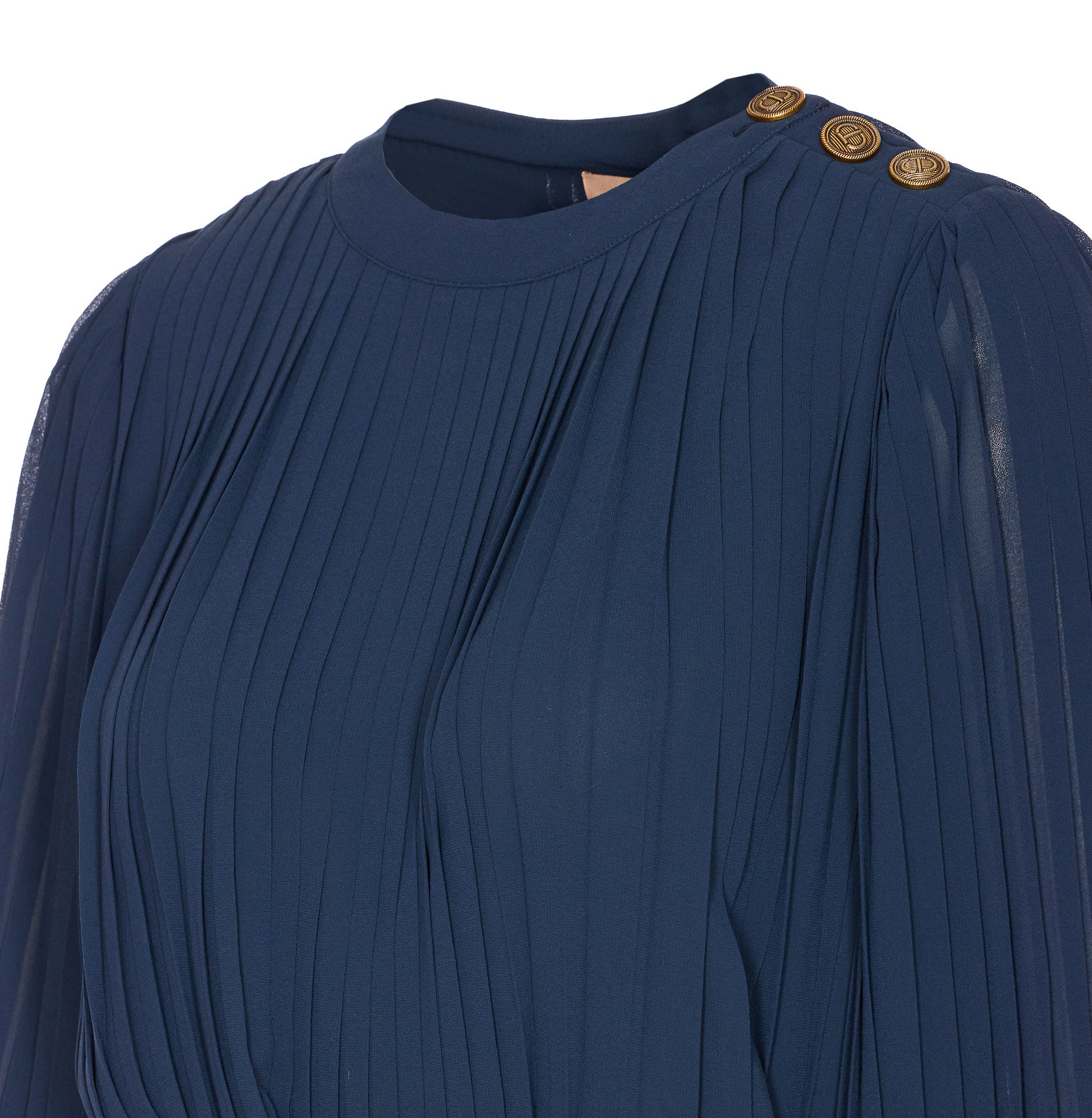 Twin-Set Dresses Blue Polyester
