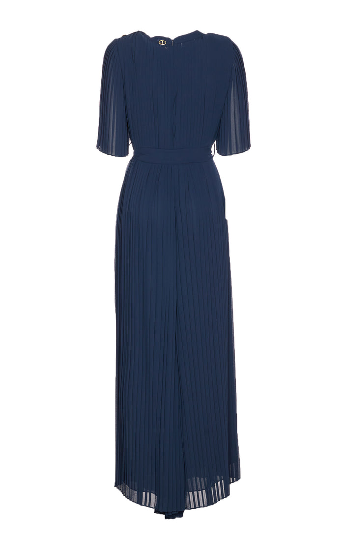 Twin-Set Dresses Blue Polyester
