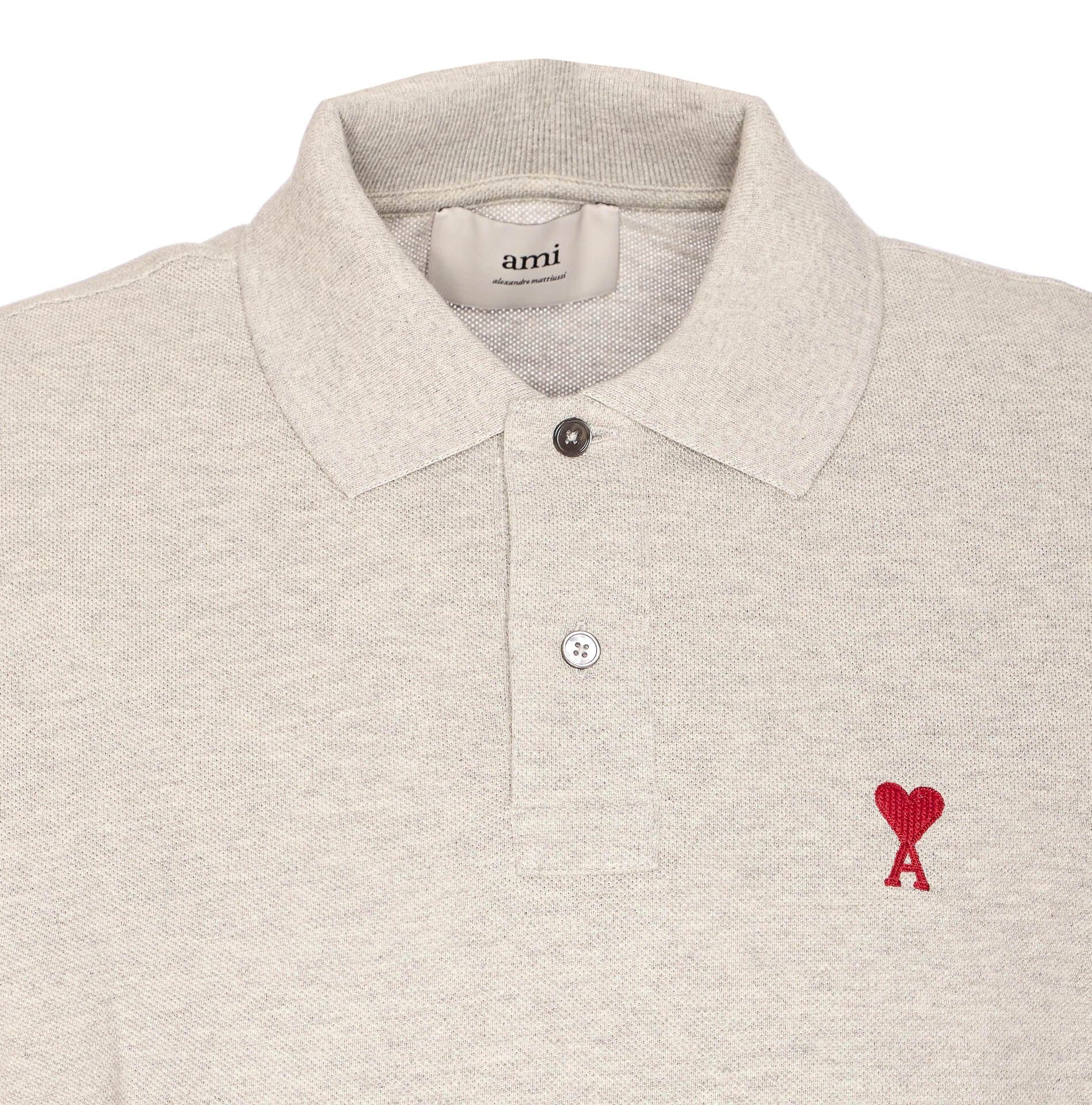 Ami Alexandre Matiussi T-Shirts And Polos Grey Cotton