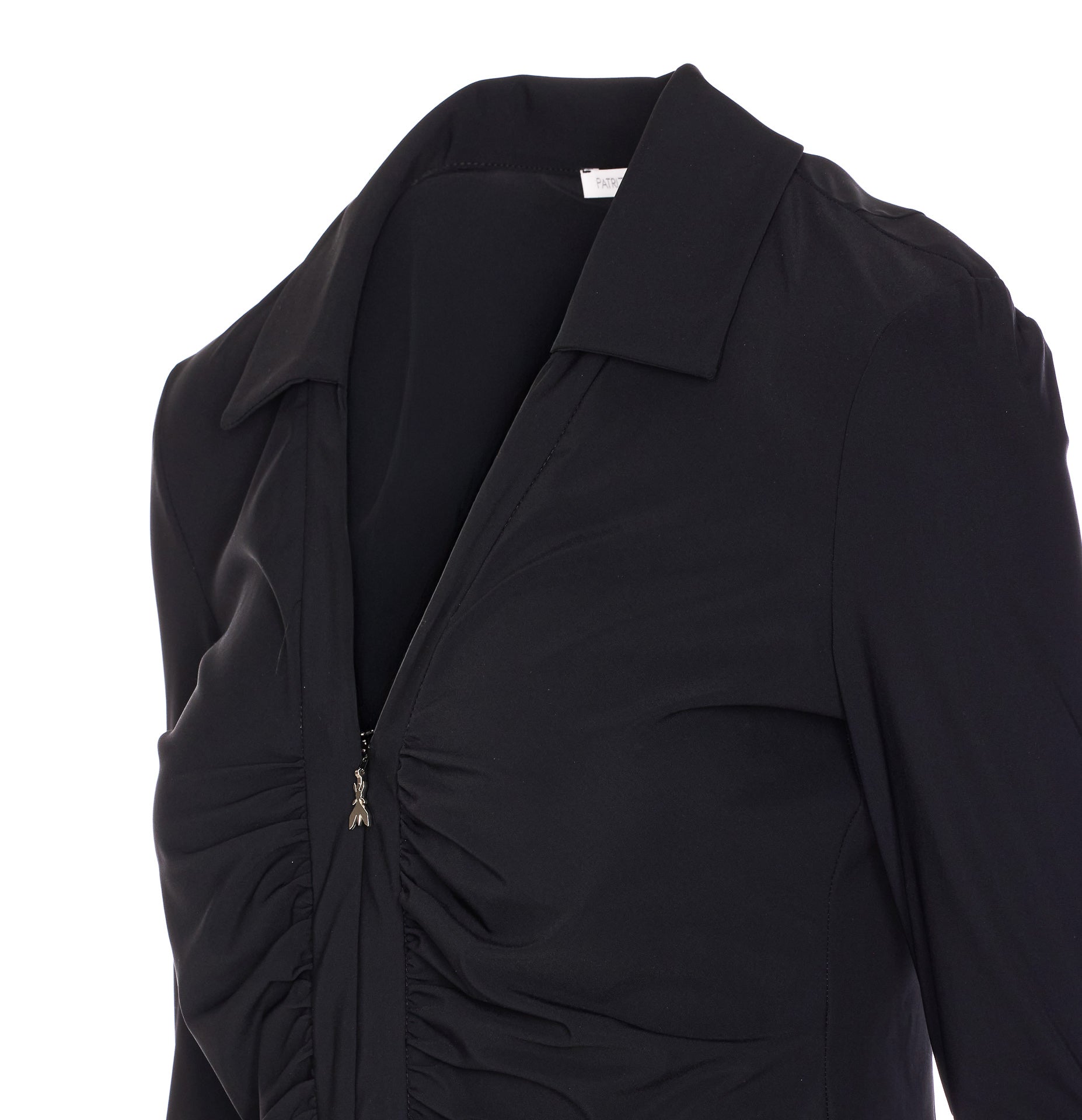 Patrizia Pepe Top Black Polyamide Elastane