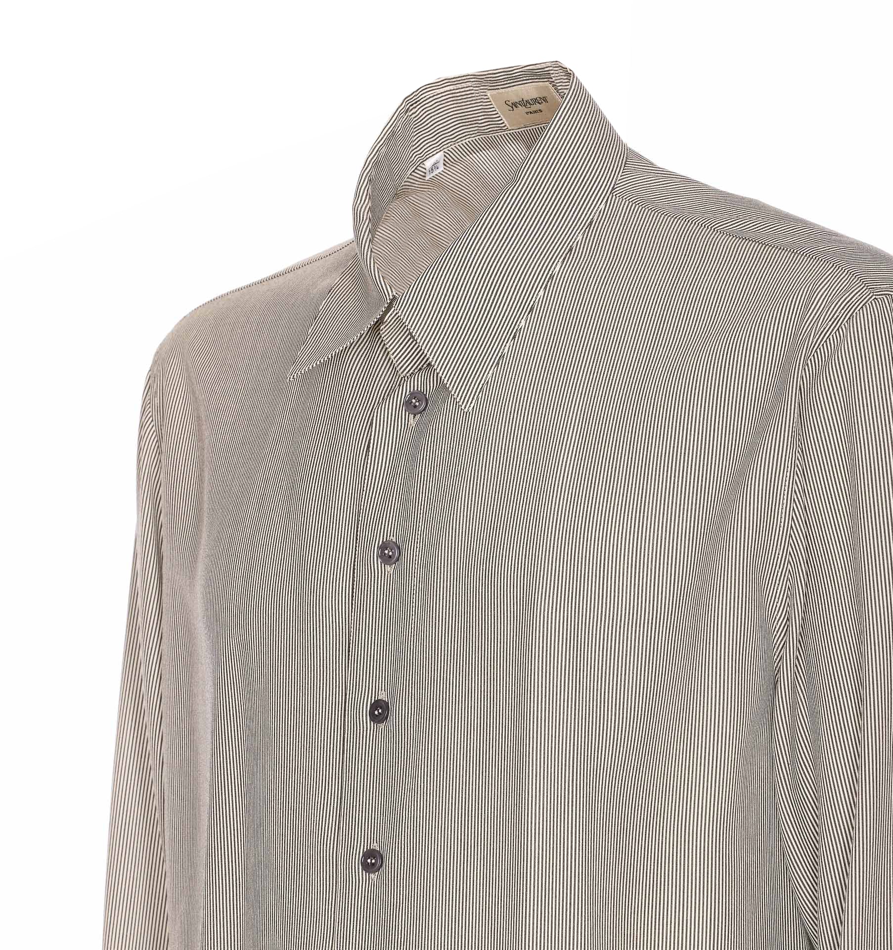 Saint Laurent Shirts Black Silk
