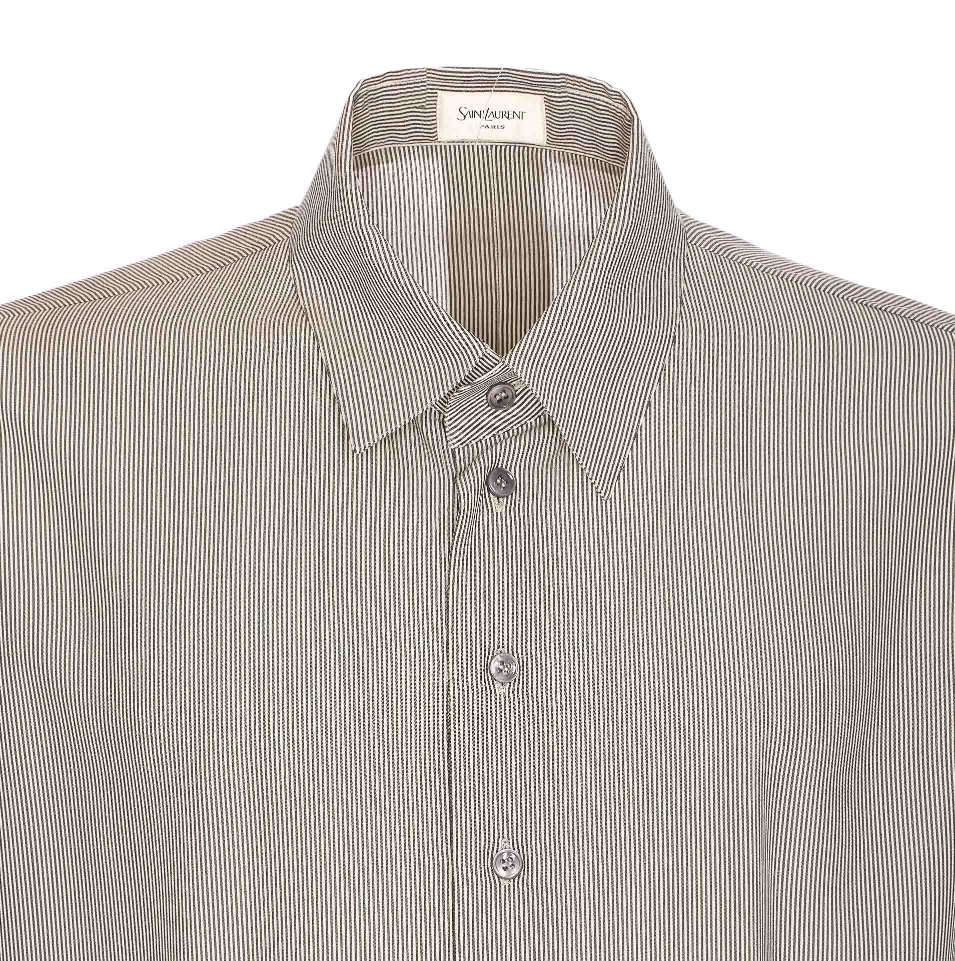 Saint Laurent Shirts Black Silk