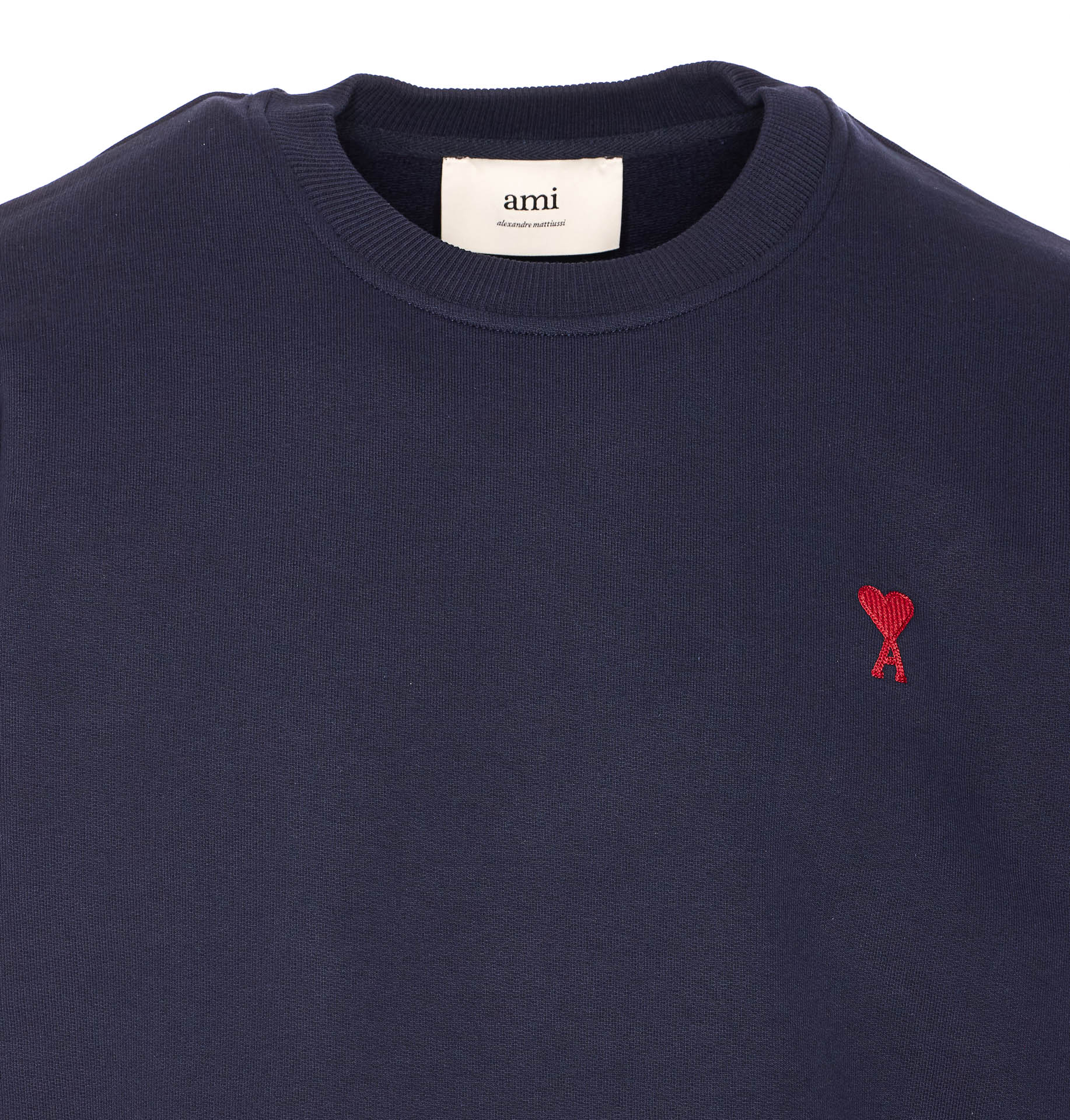 Ami Alexandre Matiussi Sweaters Blue Cotton