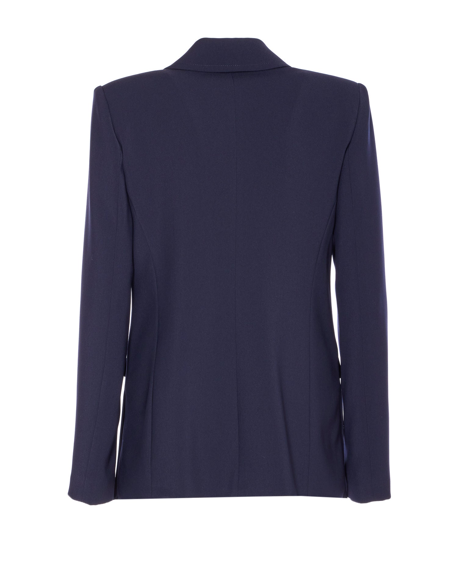 Patrizia Pepe Jackets Blue Polyester Elastane