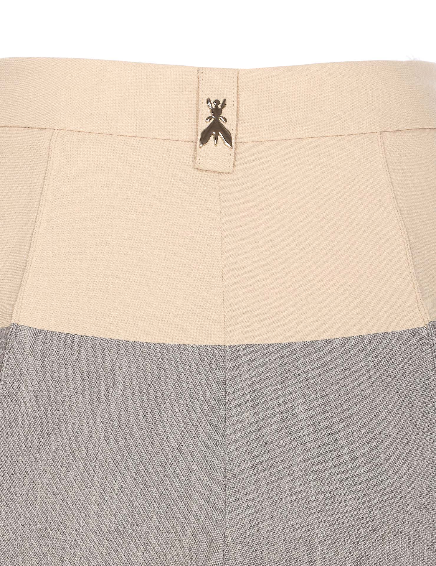 Patrizia Pepe Trousers Grey Polyester Viscose Elastane