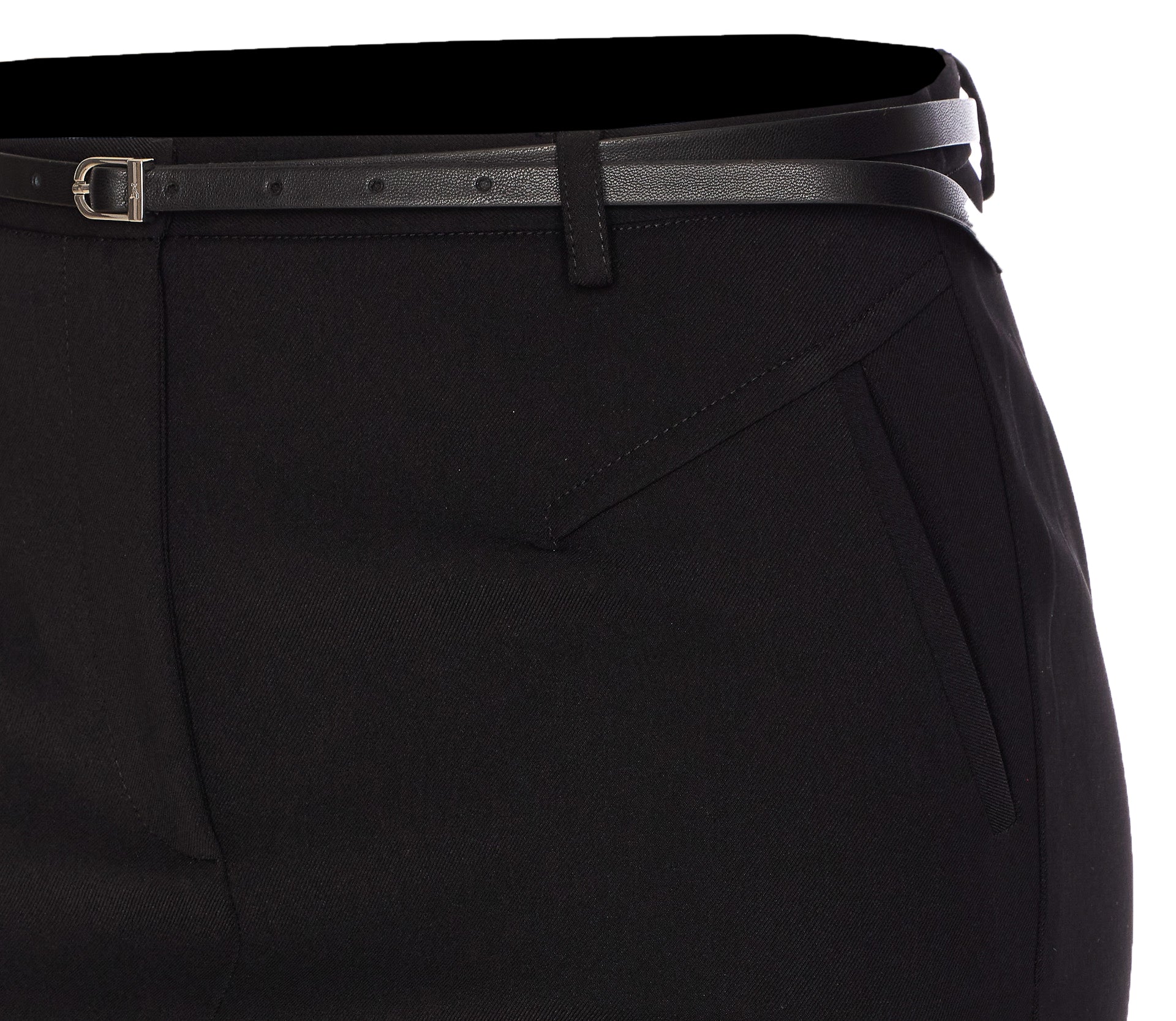 Patrizia Pepe Skirts Black Polyester Elastane