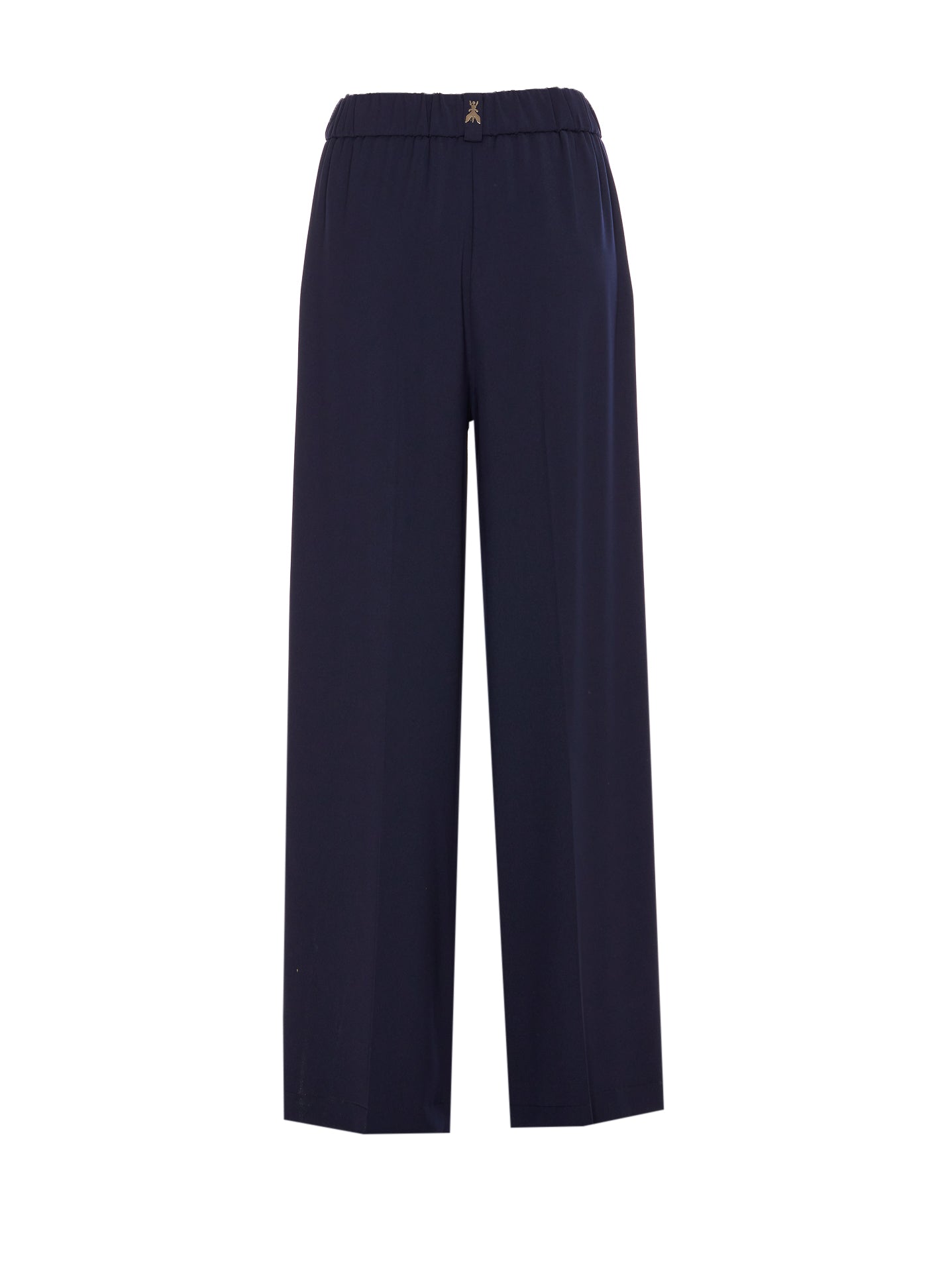 Patrizia Pepe Trousers Blue Polyester Elastane