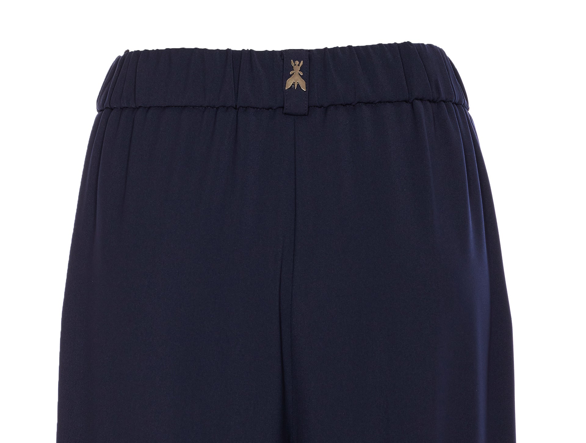 Patrizia Pepe Trousers Blue Polyester Elastane