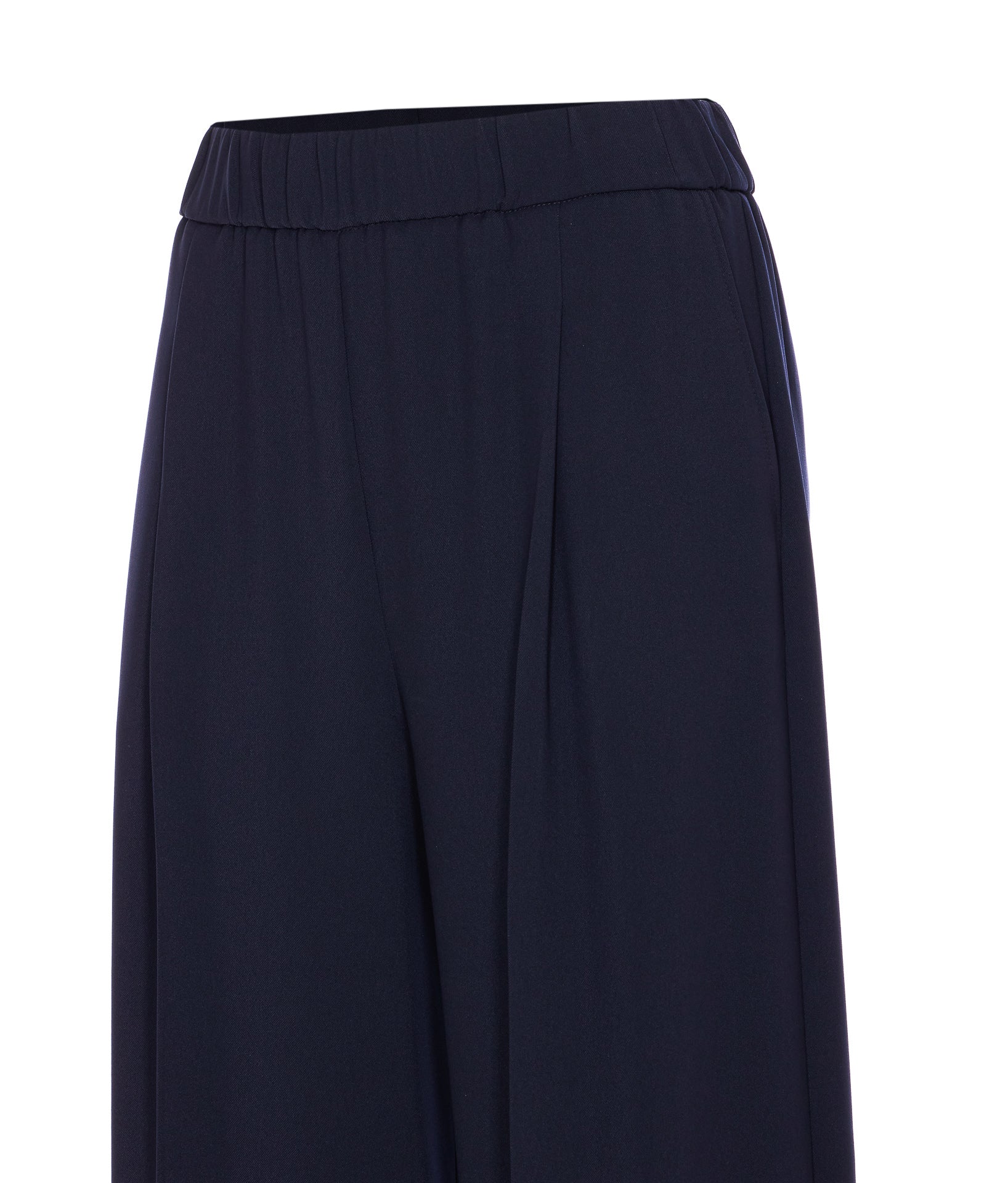 Patrizia Pepe Trousers Blue Polyester Elastane