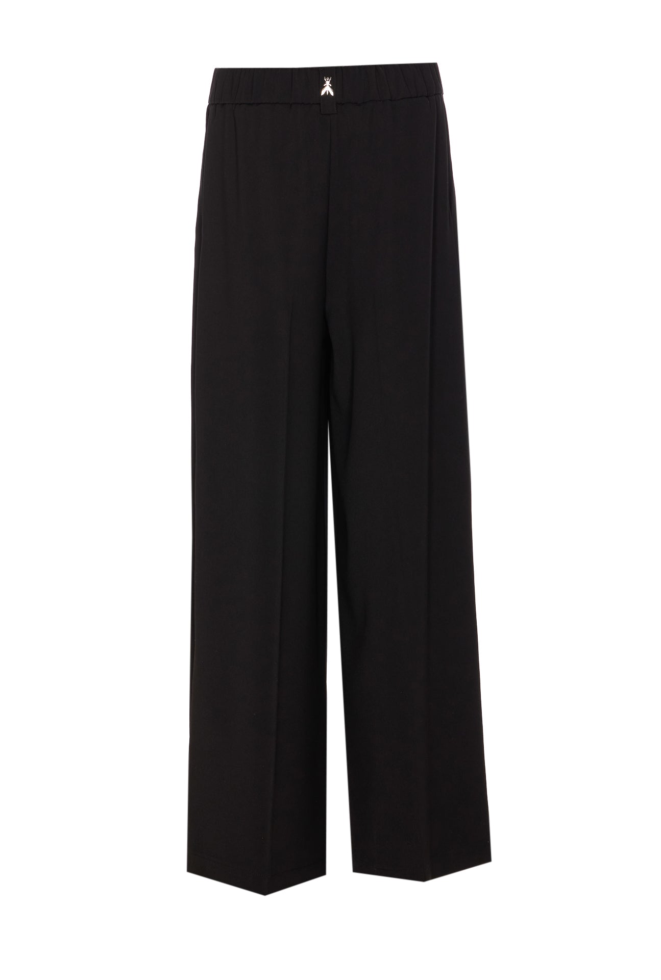 Patrizia Pepe Trousers Black Polyester Elastane