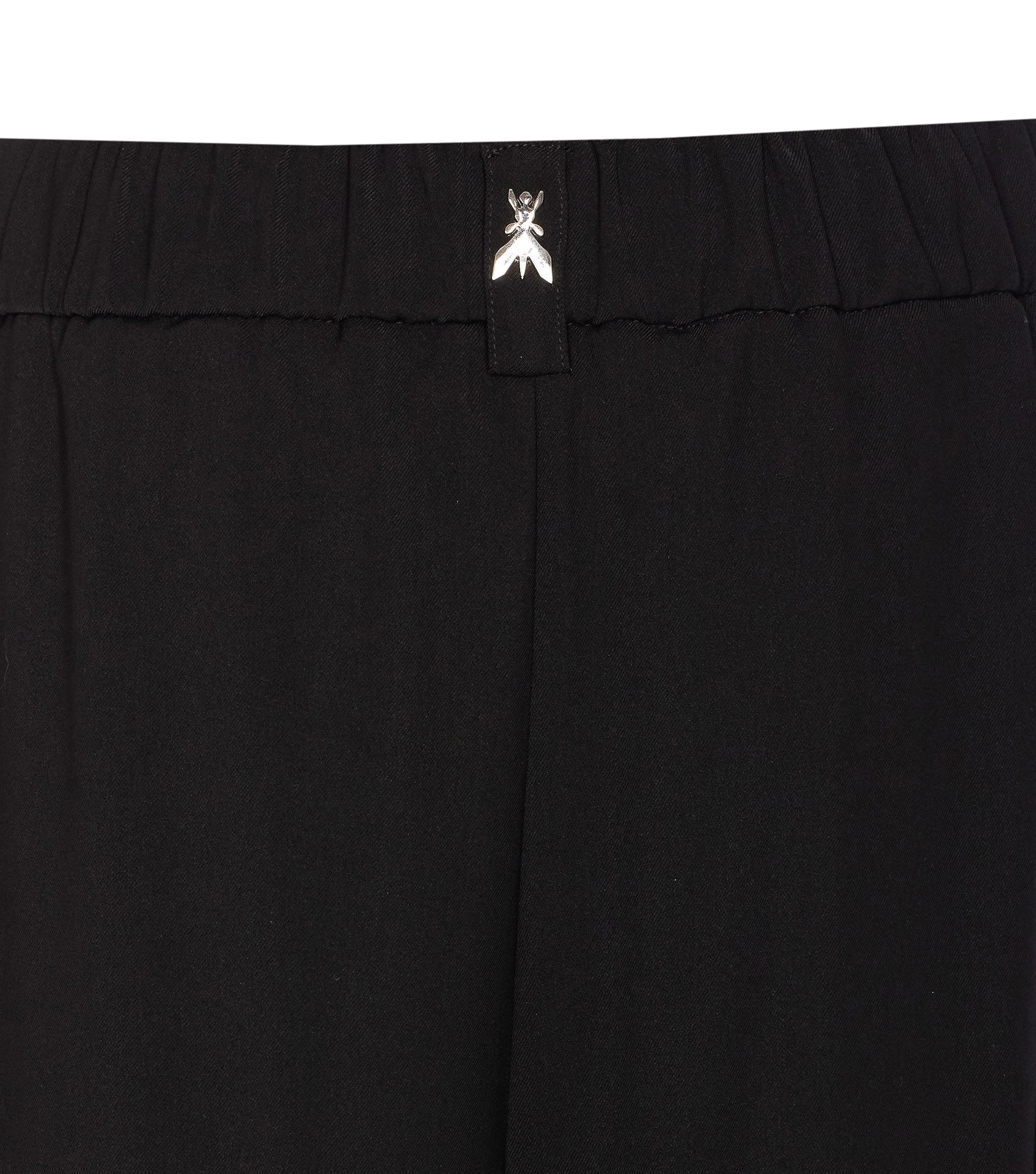 Patrizia Pepe Trousers Black Polyester Elastane
