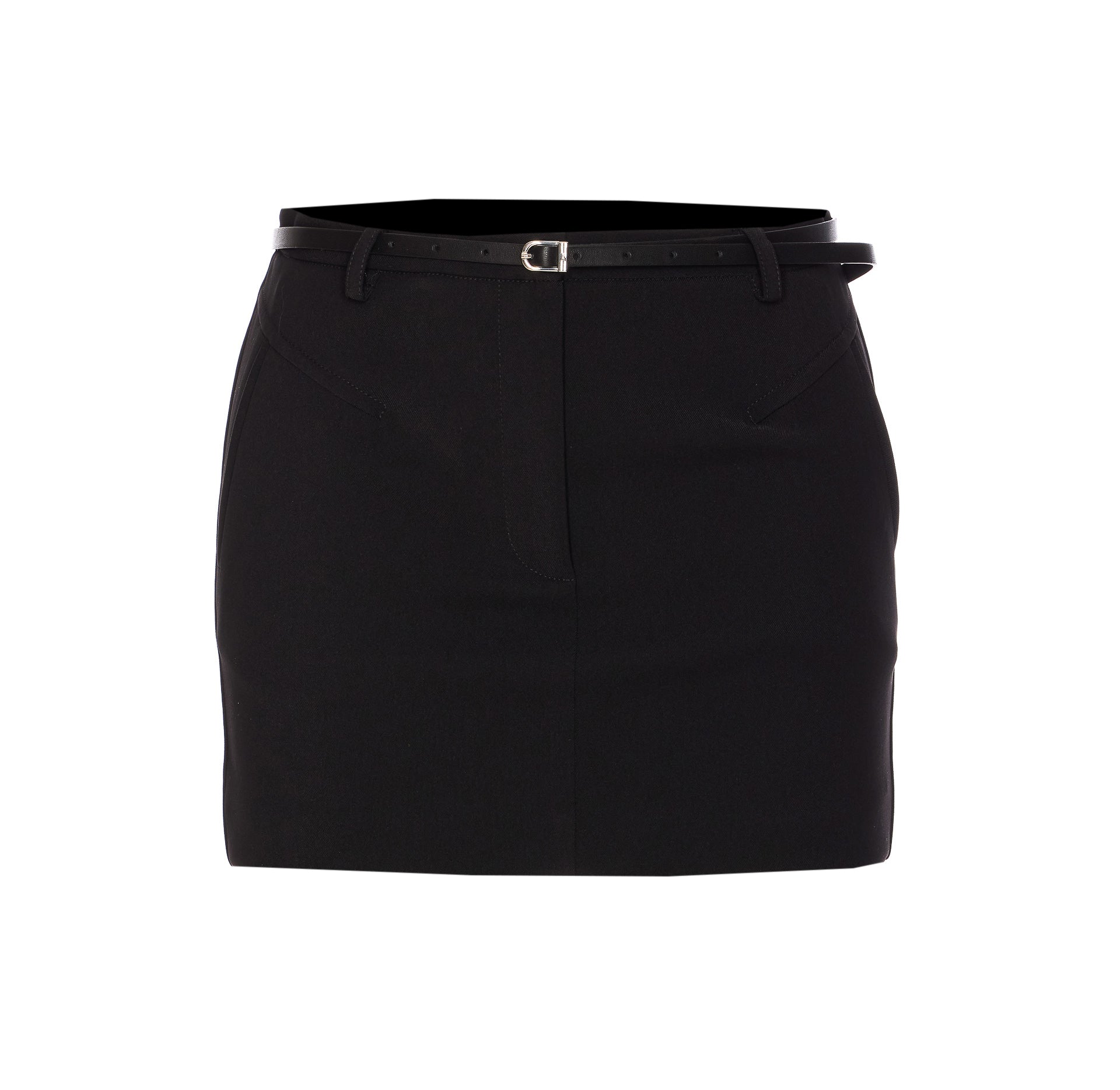 Patrizia Pepe Skirts Black Polyester Elastane