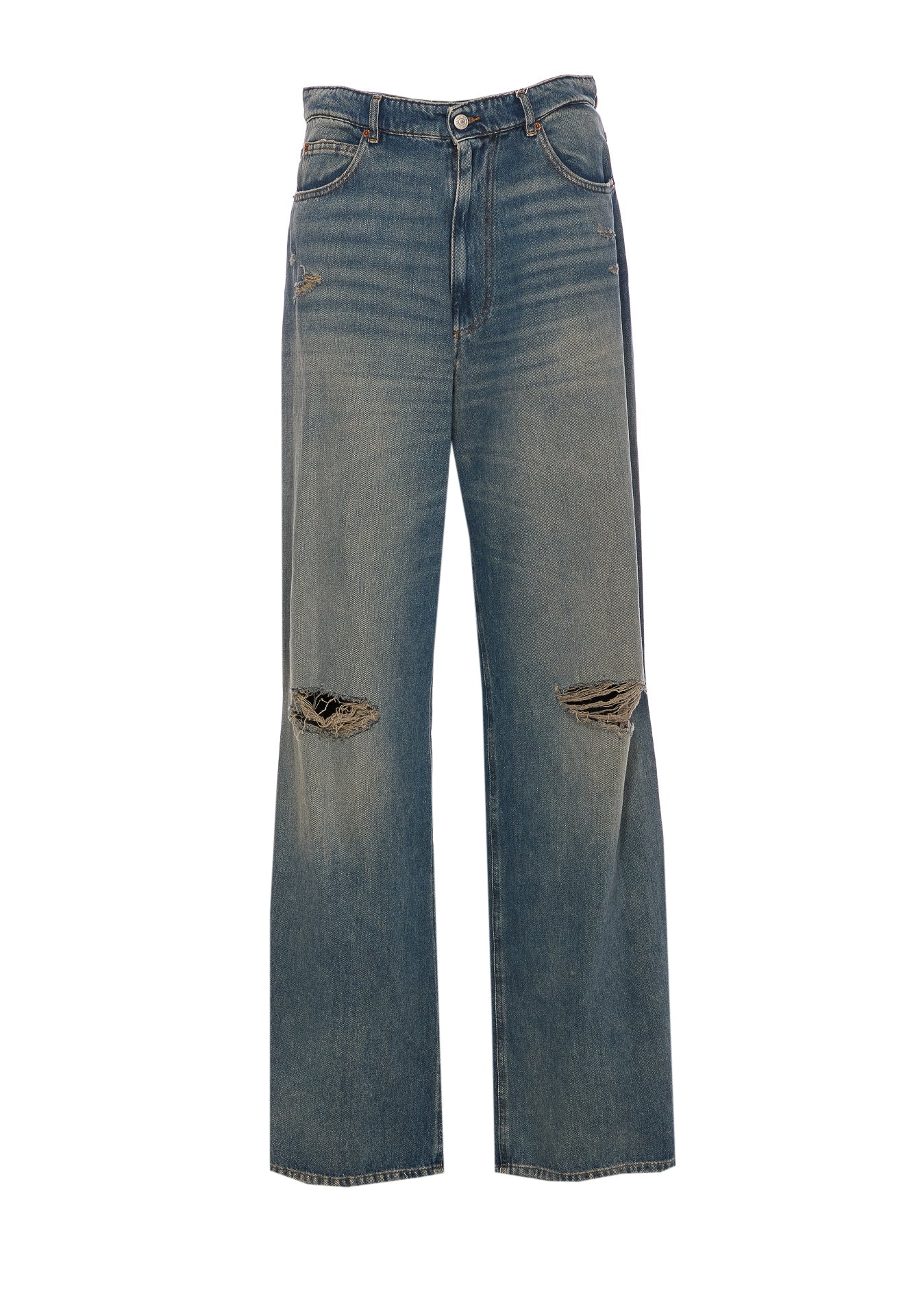 Mm6 Maison Margiela Jeans Blue Cotton